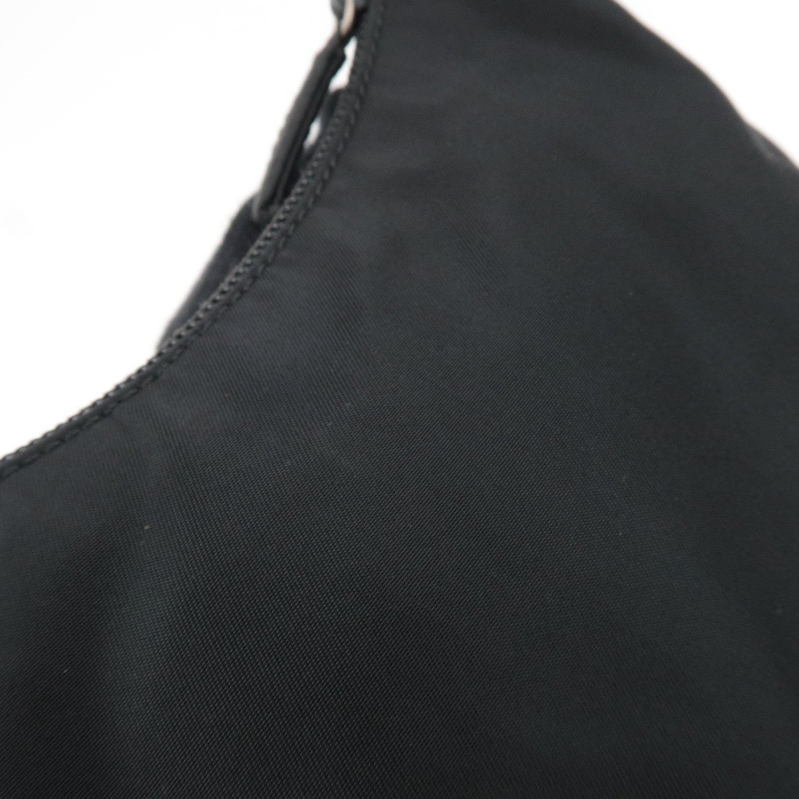 PRADA Handbag Nylon Black MV519 *G card