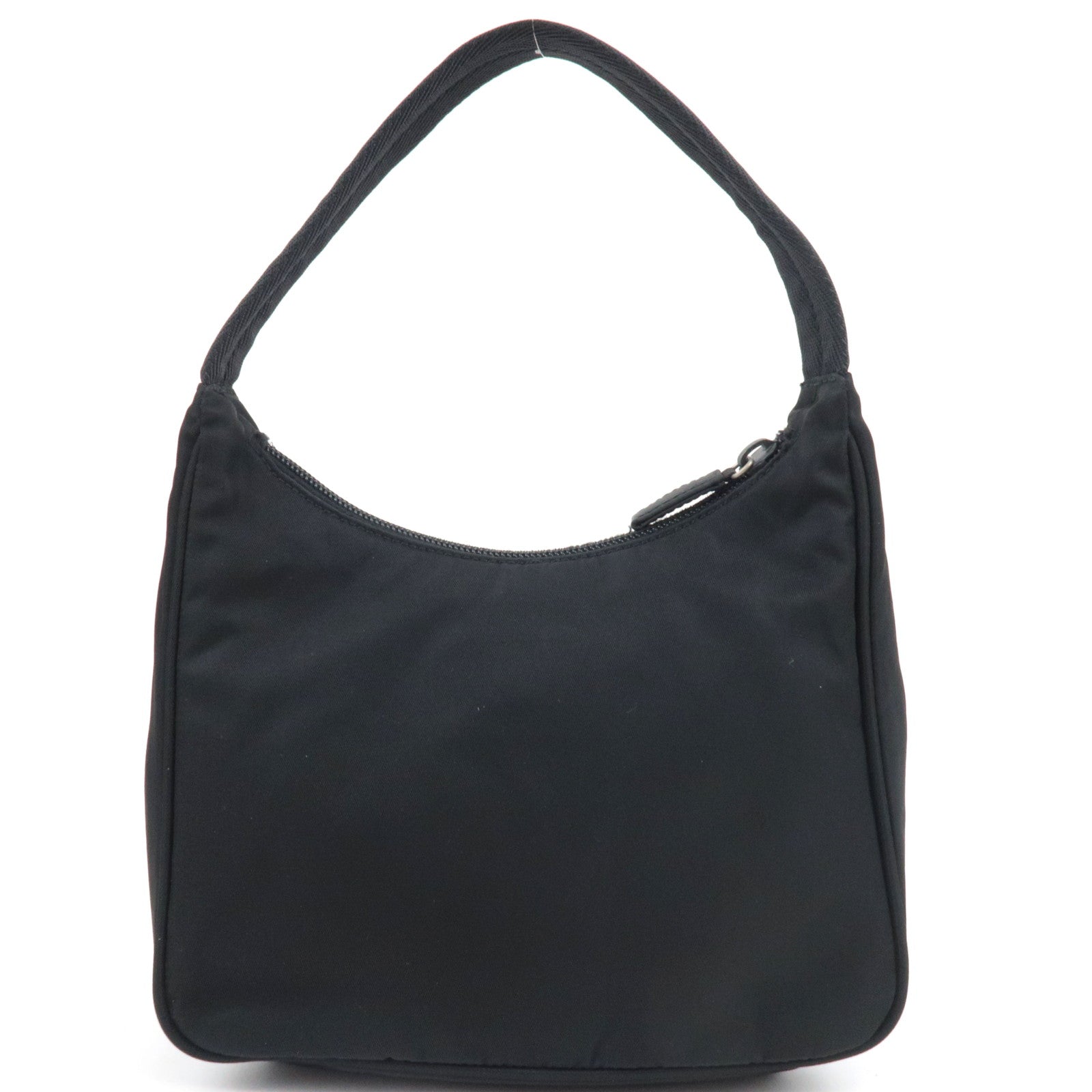 PRADA Handbag Nylon Black MV519 *G card