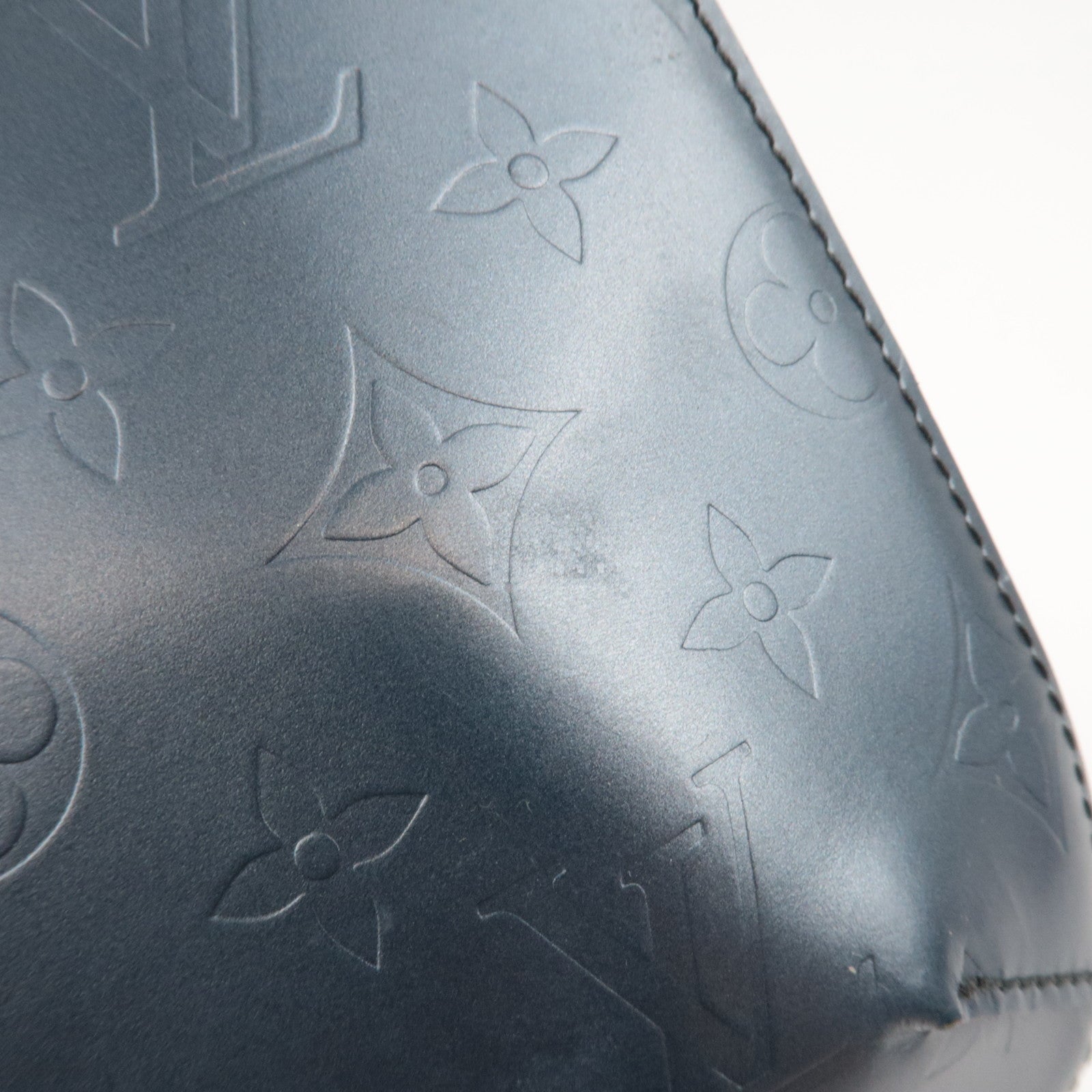 Louis Vuitton Monogram Matte Fowler Shoulder Bag Blue M55145 MI1021