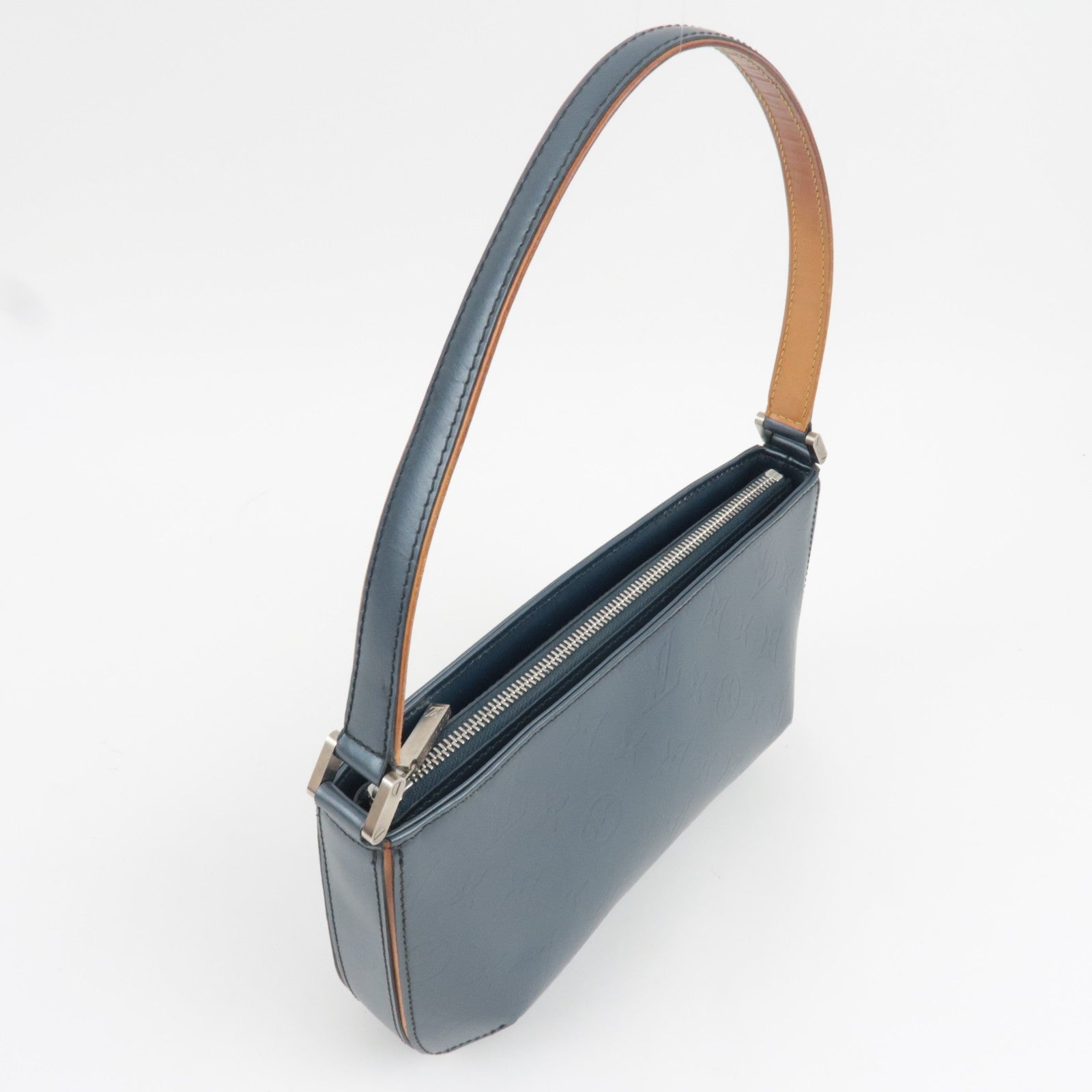 Louis Vuitton Monogram Matte Fowler Shoulder Bag Blue M55145 MI1021