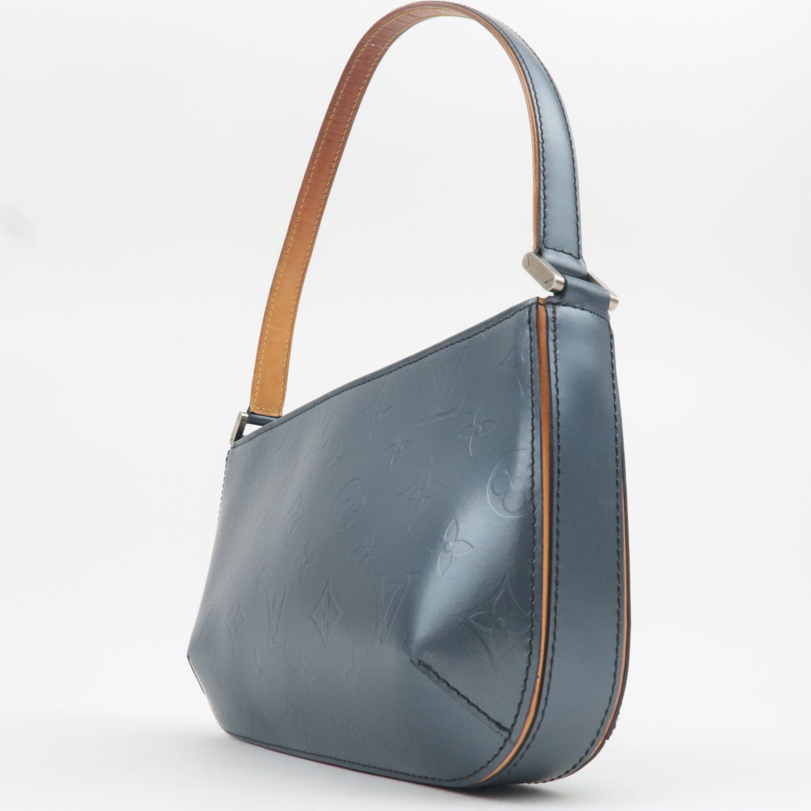 Louis Vuitton Monogram Matte Fowler Shoulder Bag Blue M55145 MI1021