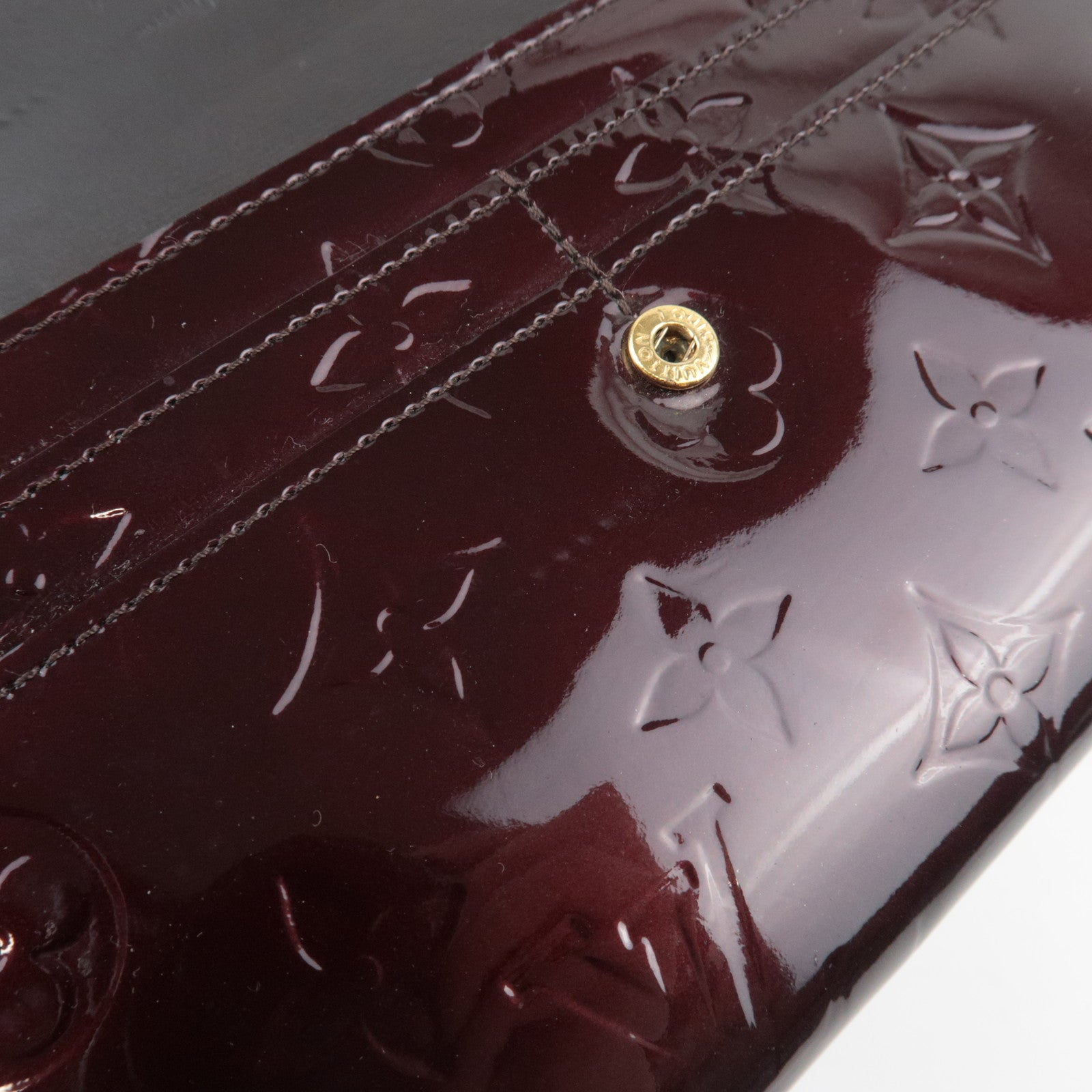 Louis Vuitton Monogram Vernis Portefeuille Sarah Long Wallet Amarante M93524 TN1132 *Box, Dust bag