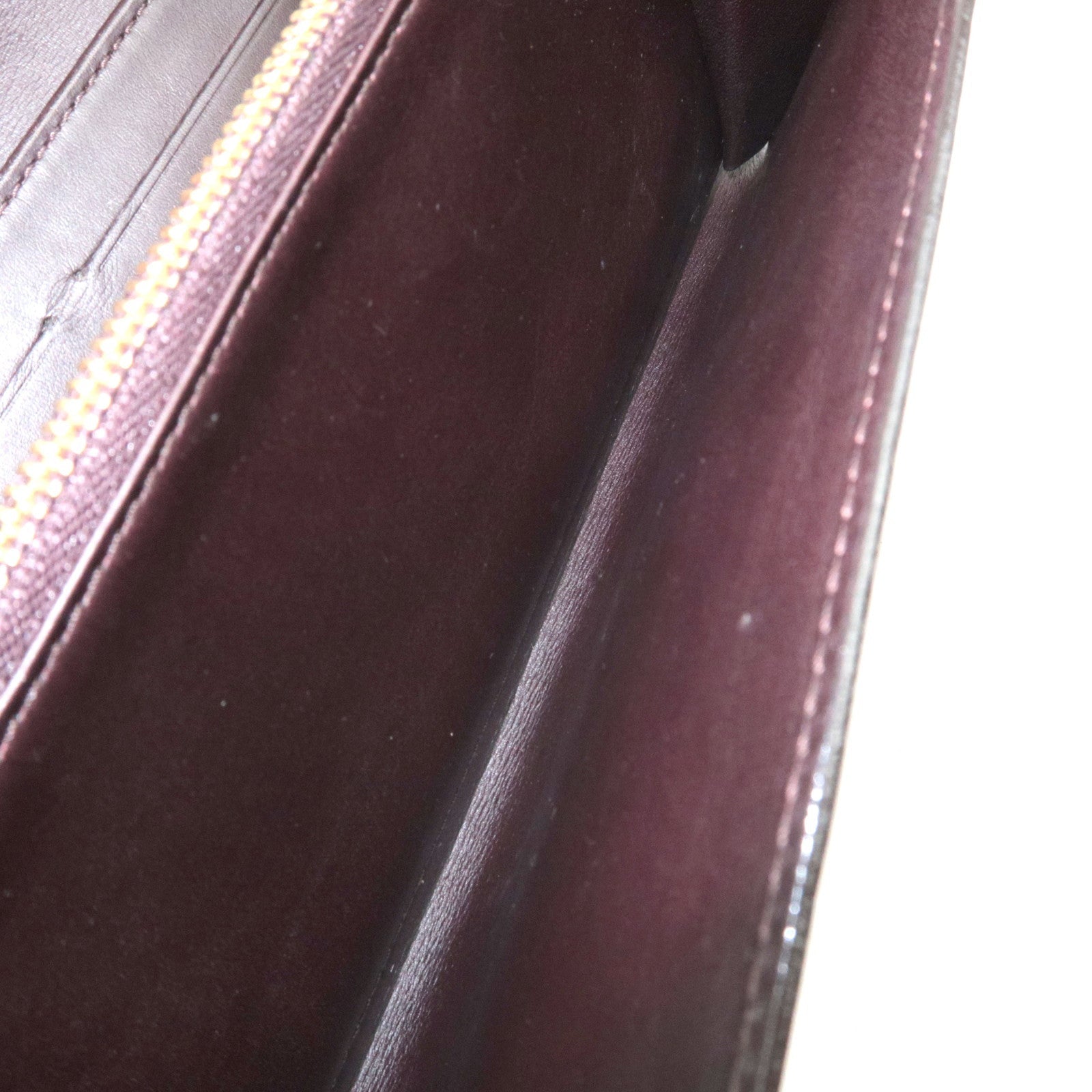 Louis Vuitton Monogram Vernis Portefeuille Sarah Long Wallet Amarante M93524 TN1132 *Box, Dust bag