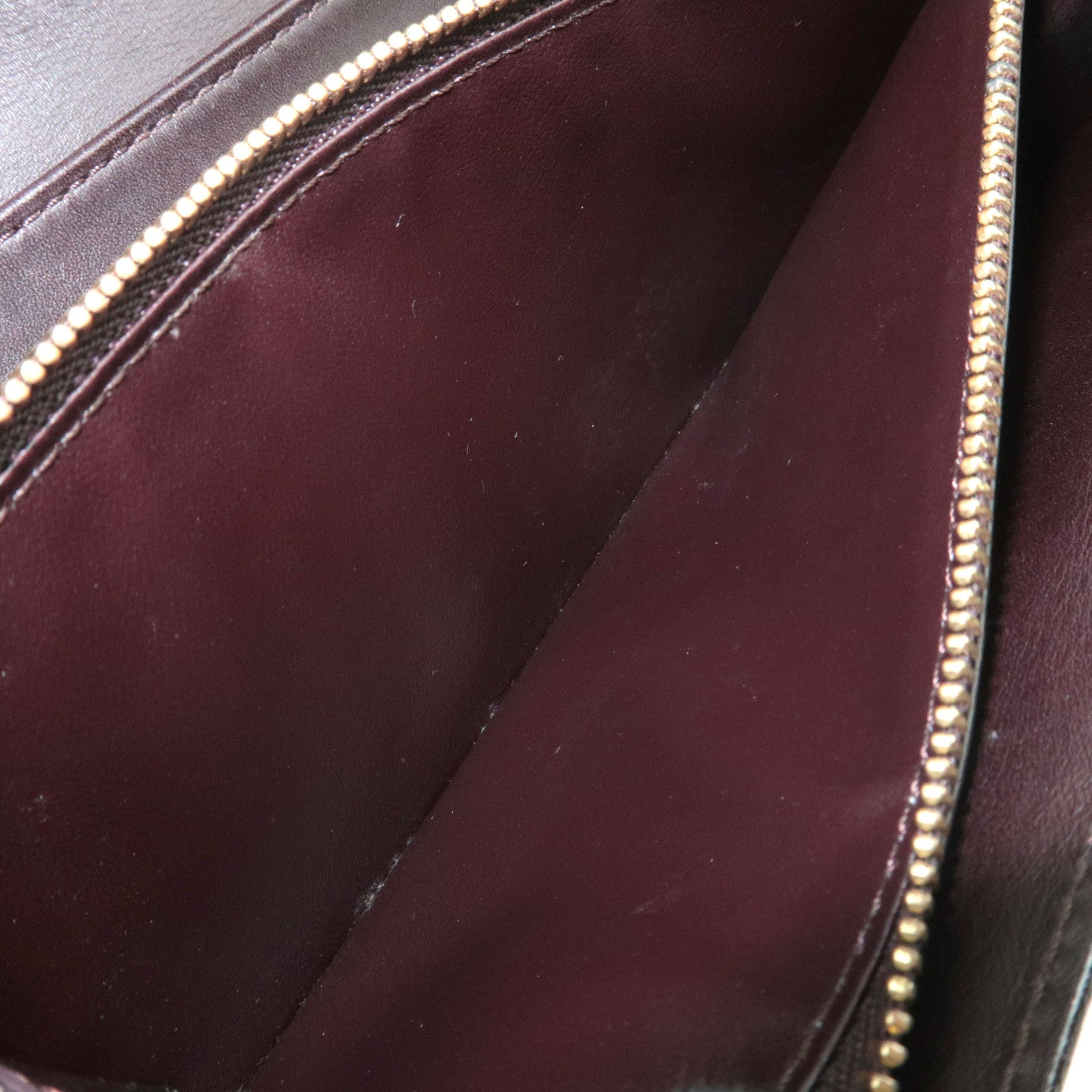 Louis Vuitton Monogram Vernis Portefeuille Sarah Long Wallet Amarante M93524 TN1132 *Box, Dust bag