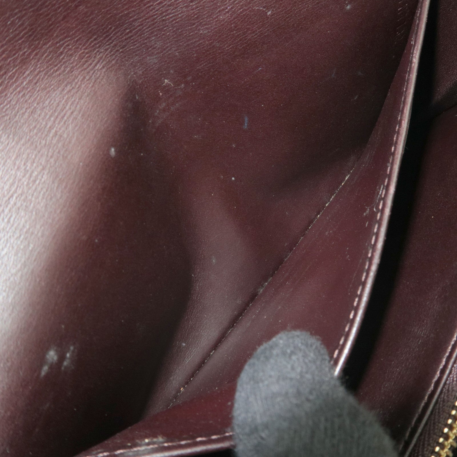 Louis Vuitton Monogram Vernis Portefeuille Sarah Long Wallet Amarante M93524 TN1132 *Box, Dust bag