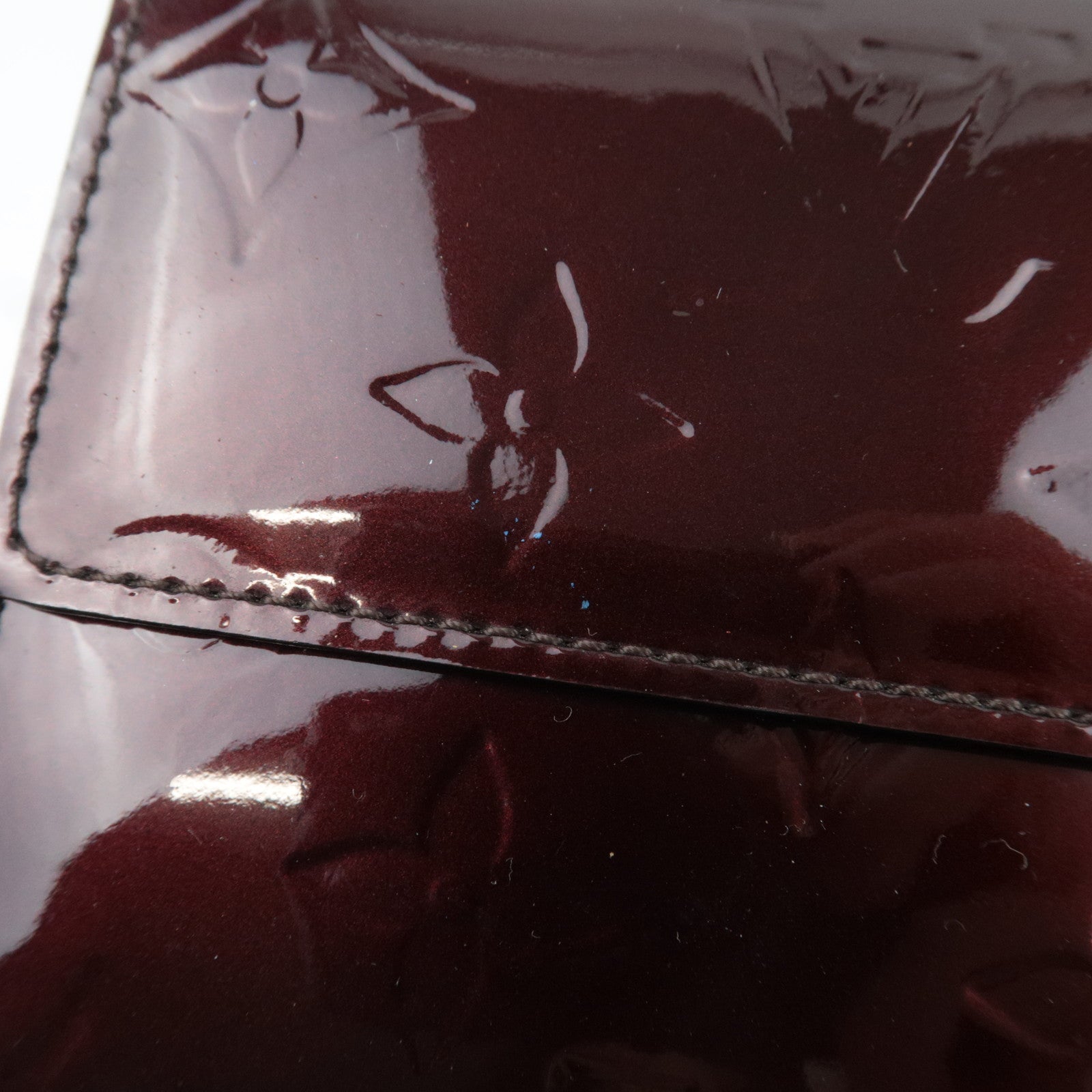 Louis Vuitton Monogram Vernis Portefeuille Sarah Long Wallet Amarante M93524 TN1132 *Box, Dust bag