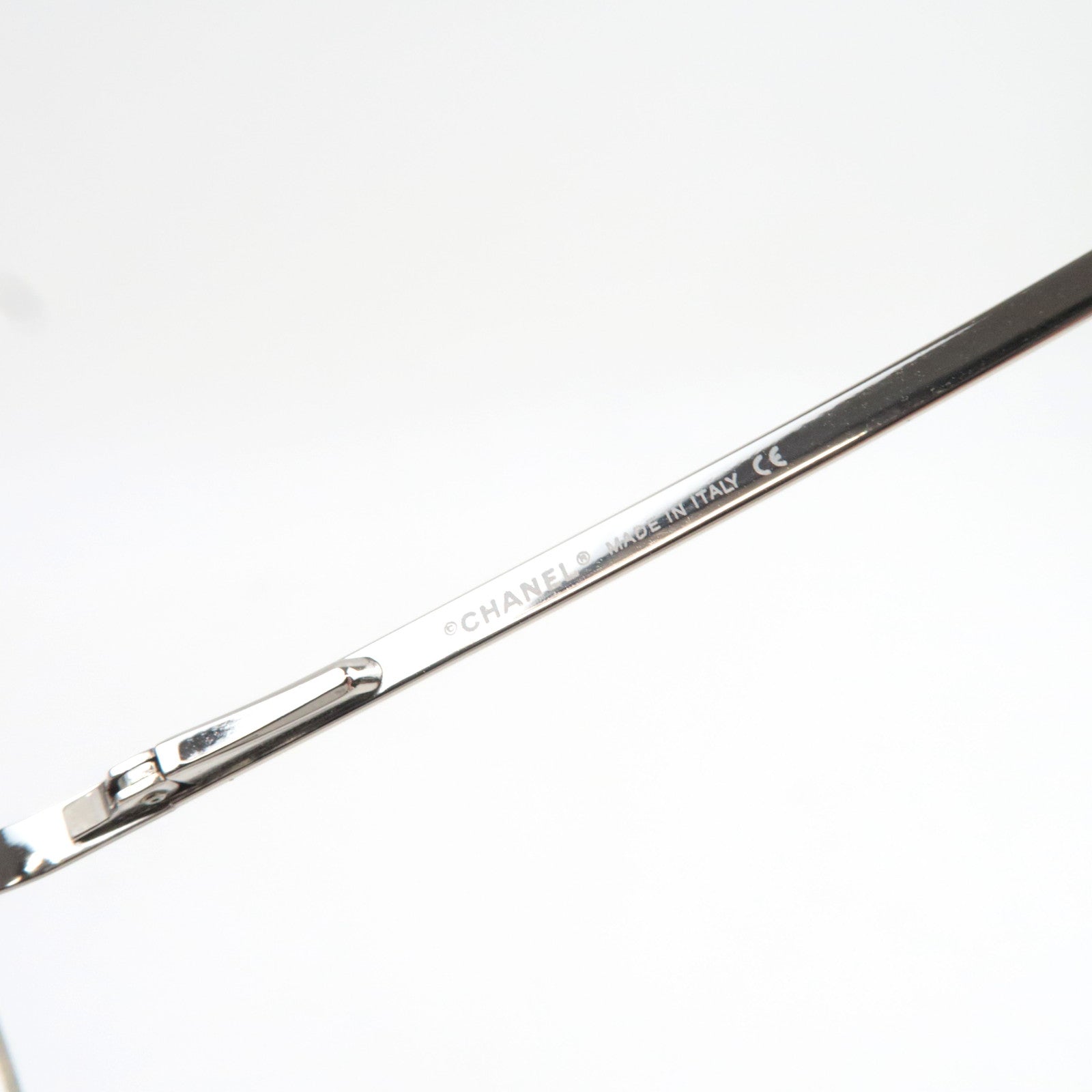 CHANEL Sunglasses Coco Mark Rhinestone 4093-B C.124/61 56□16 130 Gray Ombre