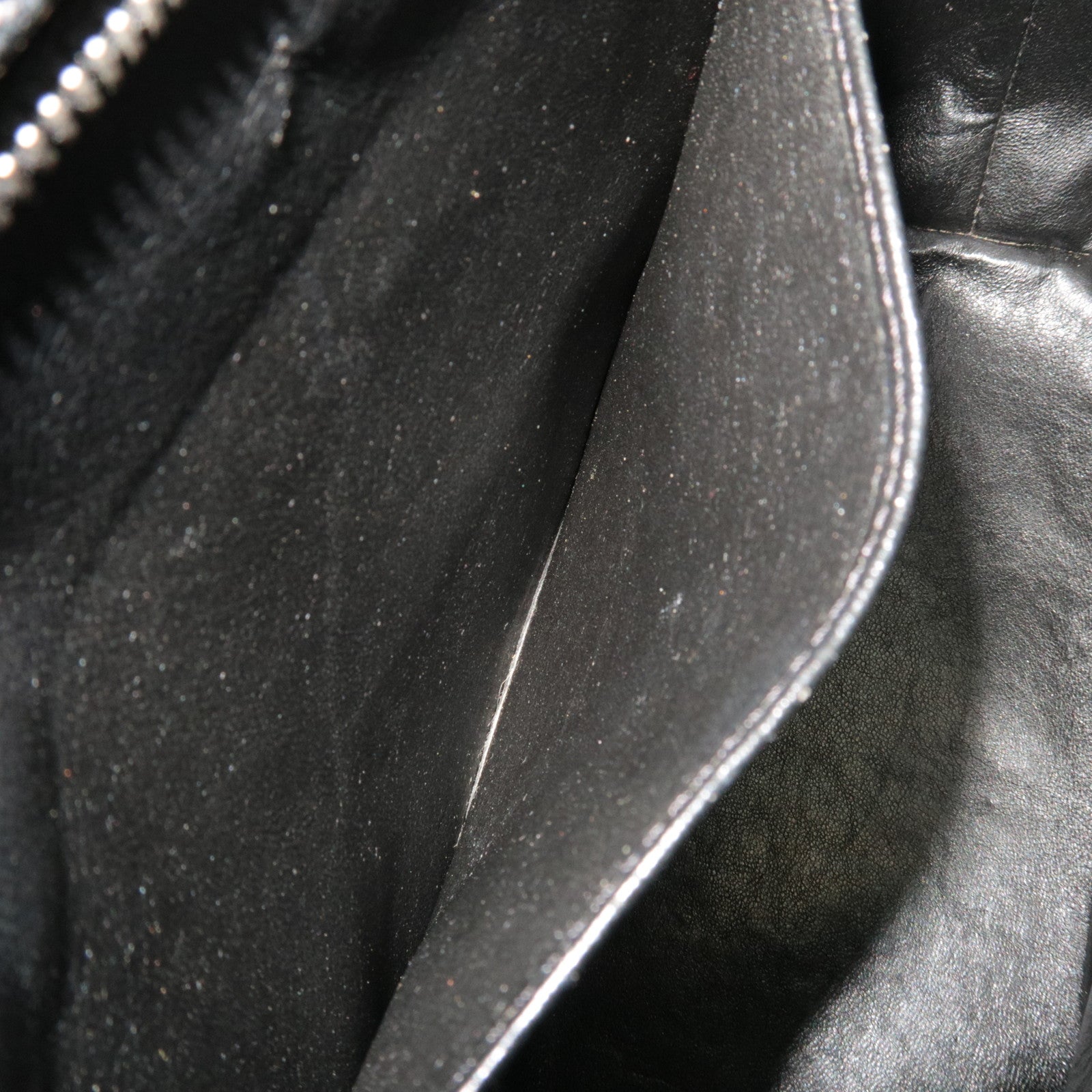 CHANEL Medallion Tote Bag Caviar Skin Black Silver HDW A01804 6704796