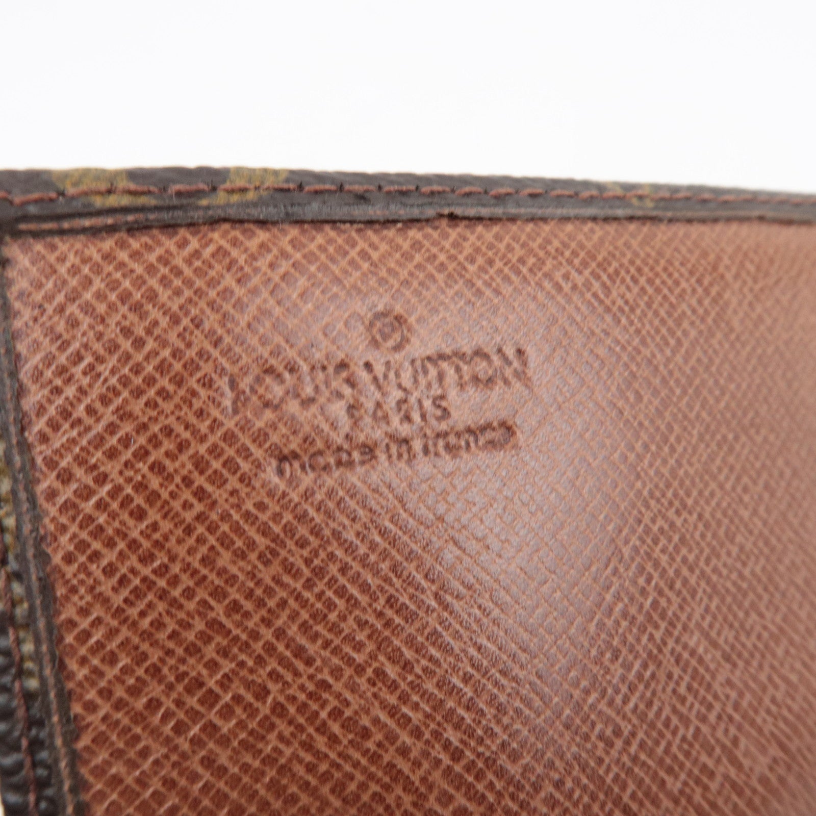 Louis Vuitton Monogram Bifold Long Bill Wallet 864RA