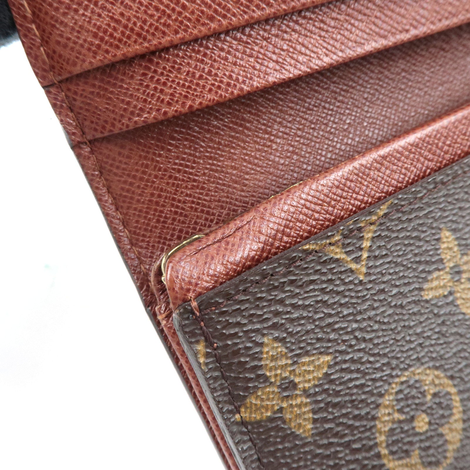 Louis Vuitton Monogram Porte Monnaie Billets Tresor Wallet M61730 CA0072