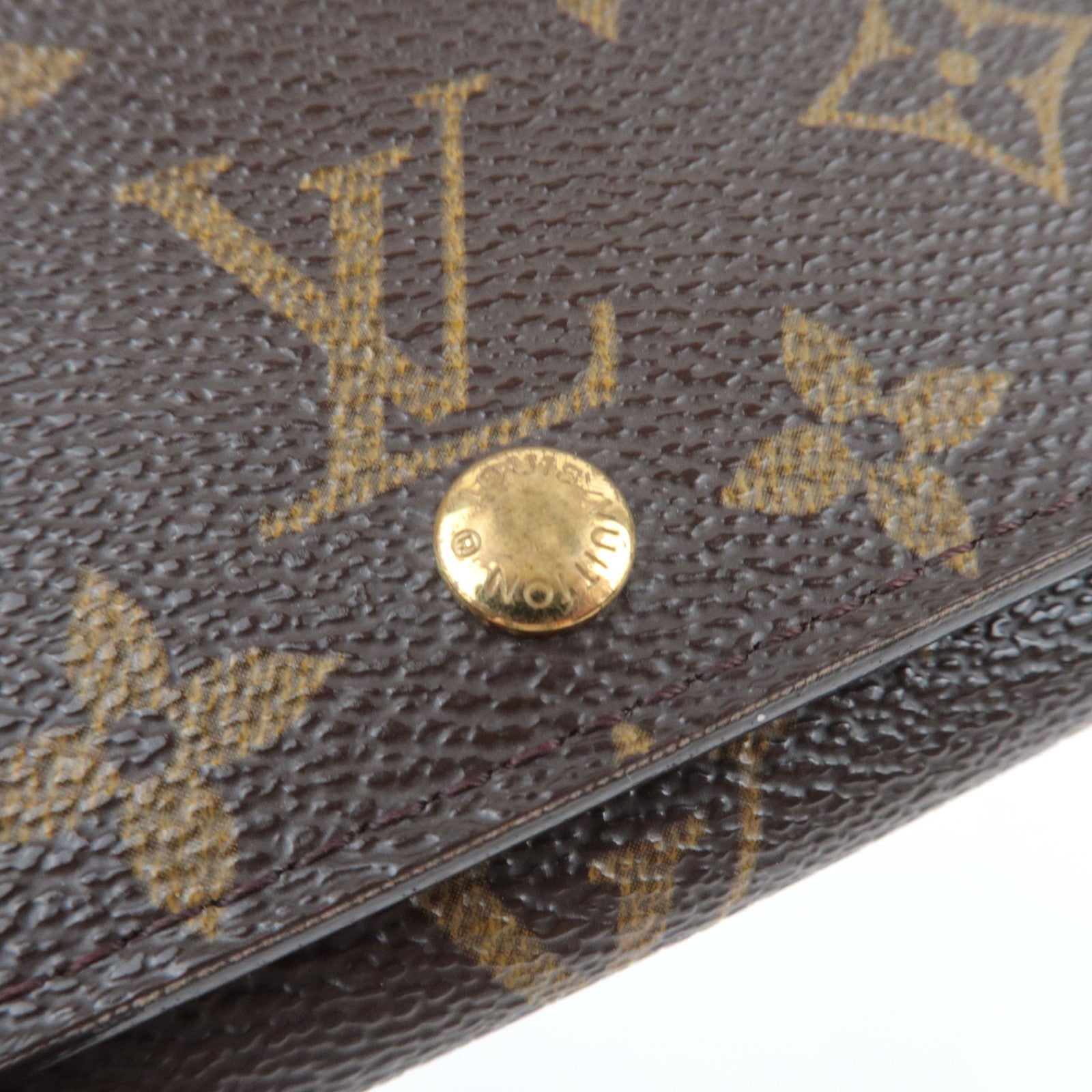 Louis Vuitton Monogram Porte Monnaie Billets Tresor Wallet M61730 CA0072