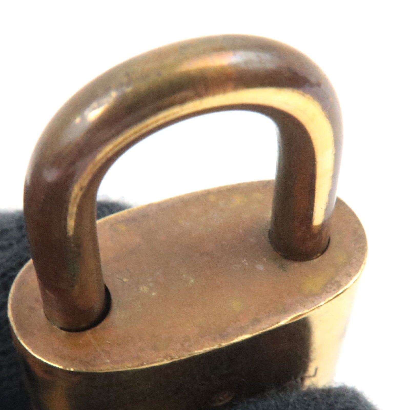 Louis Vuitton Set of 10 Key Locks Cadena Set Metal Gold Color