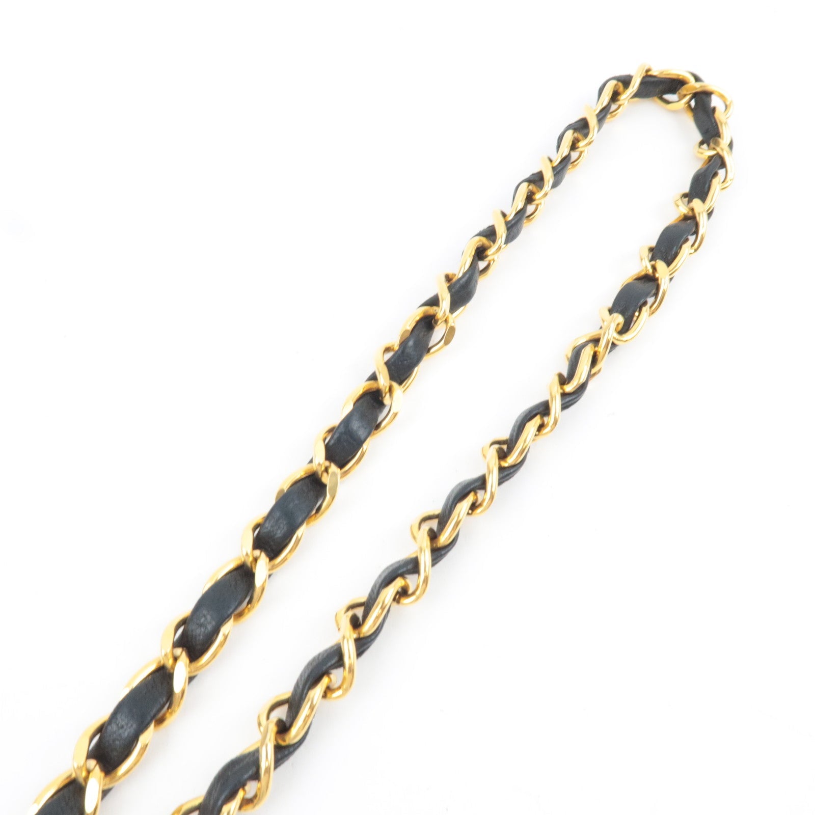 CHANEL Matelasse Diana 25 Chain Shoulder Bag Lambskin Black Gold HDW 2035730 *G card