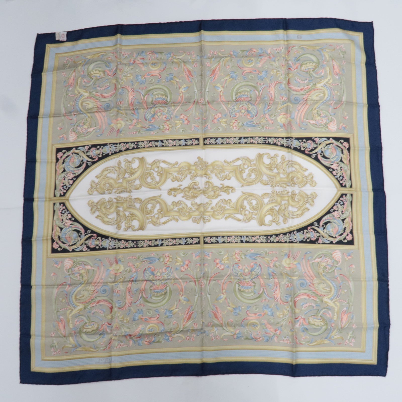 LOEWE Scarf ARTESONADO BARROCO 100% Silk Multicolor