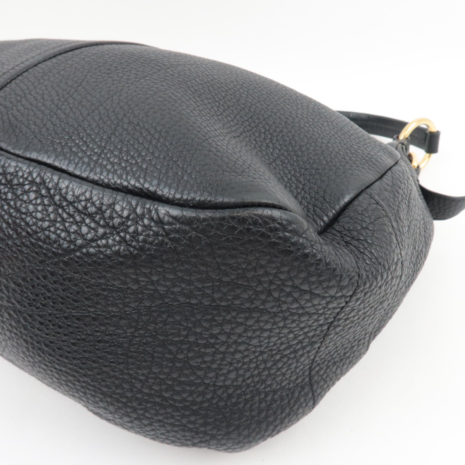 PRADA One Shoulder Bag Vitello Daino Leather Black BR4311 *Dust bag