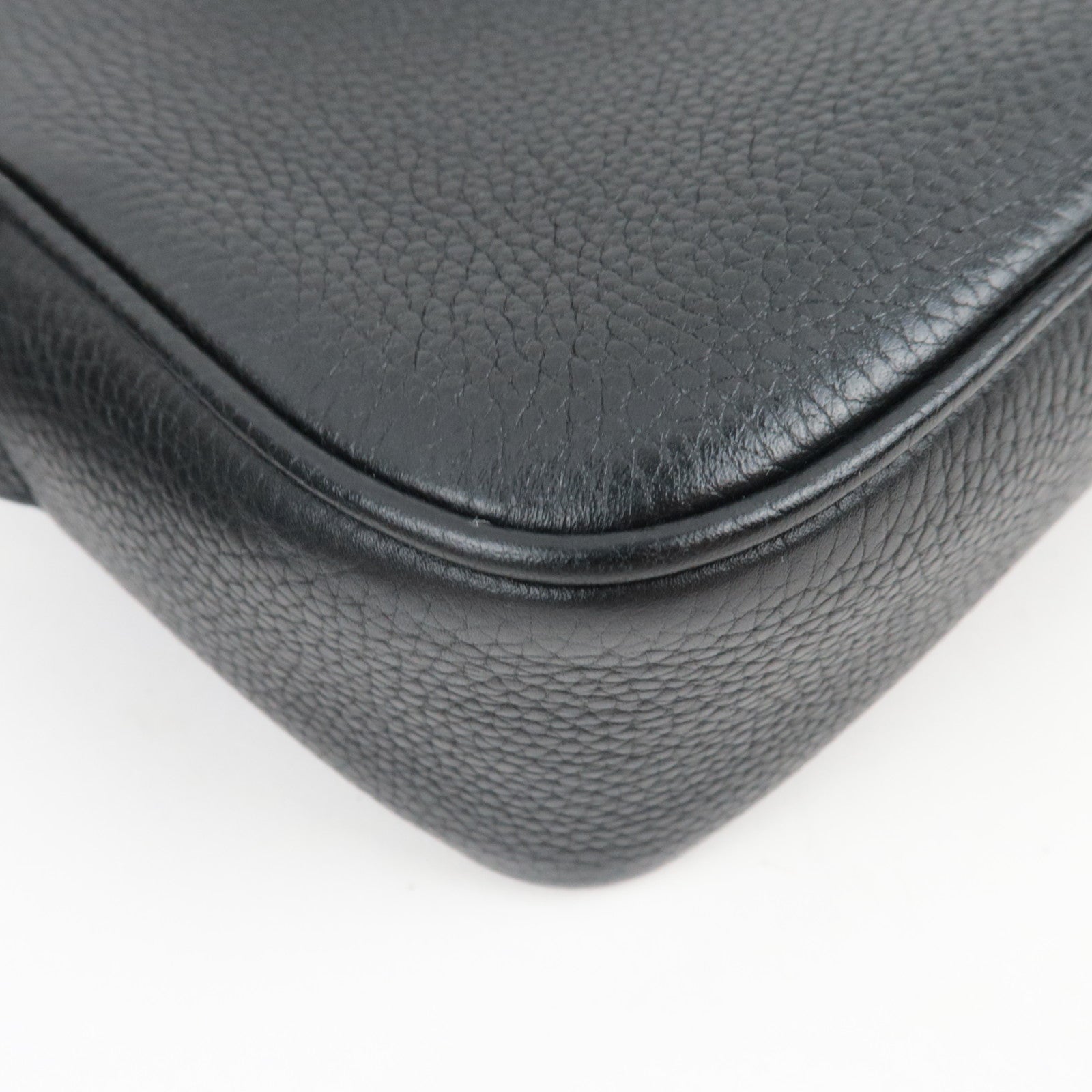 GUCCI Soho Interlocking G Disco Shoulder Bag Leather Black 308364