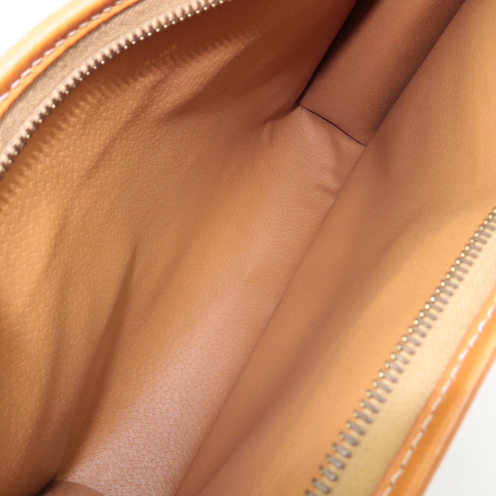 CELINE Macadam Clutch Bag PVC Leather Brown