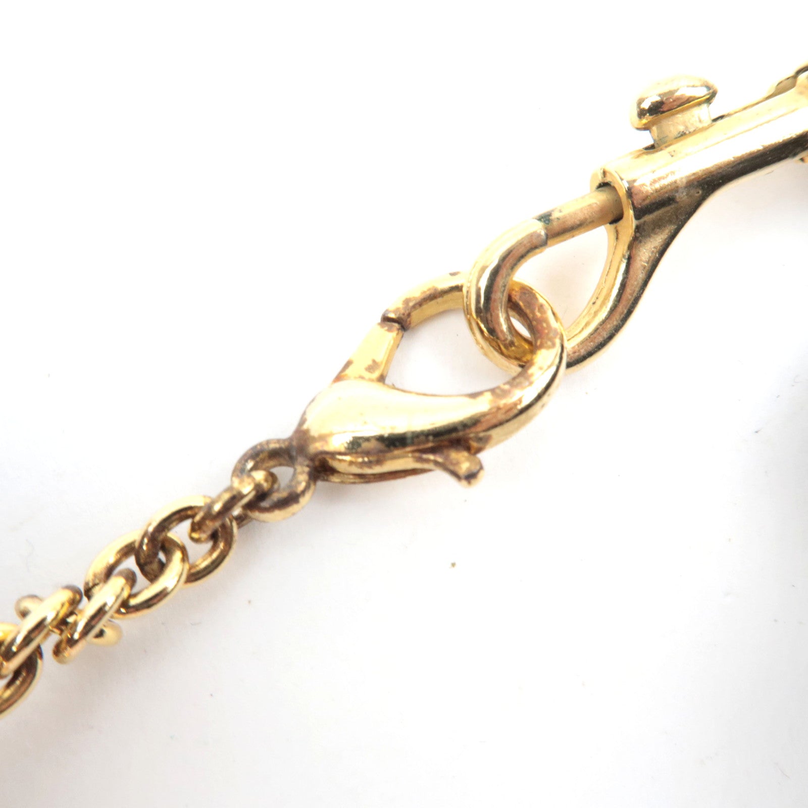 CELINE Macadam Pouch Shoulder Bag PVC Leather Brown *Strap