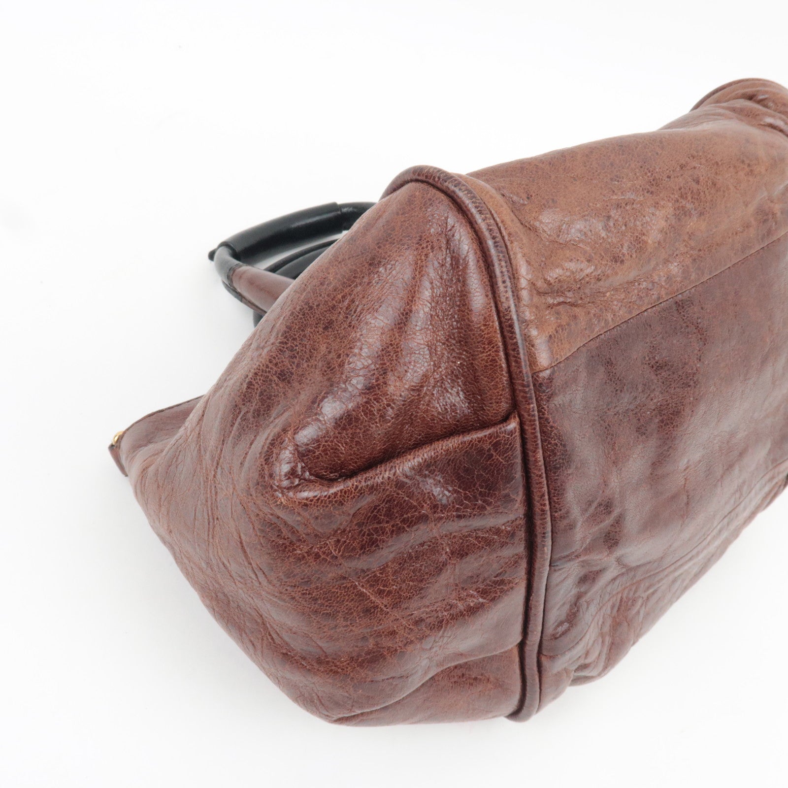 Chloe Ethel 2Way Shoulder Bag Leather Brown *Strap