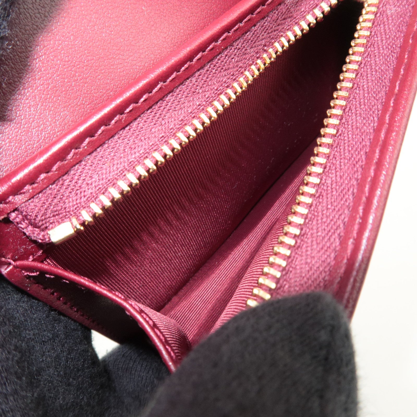 GUCCI Owl Detail Bifold Wallet GG Supreme Beige 818767 *Box, Dust bag