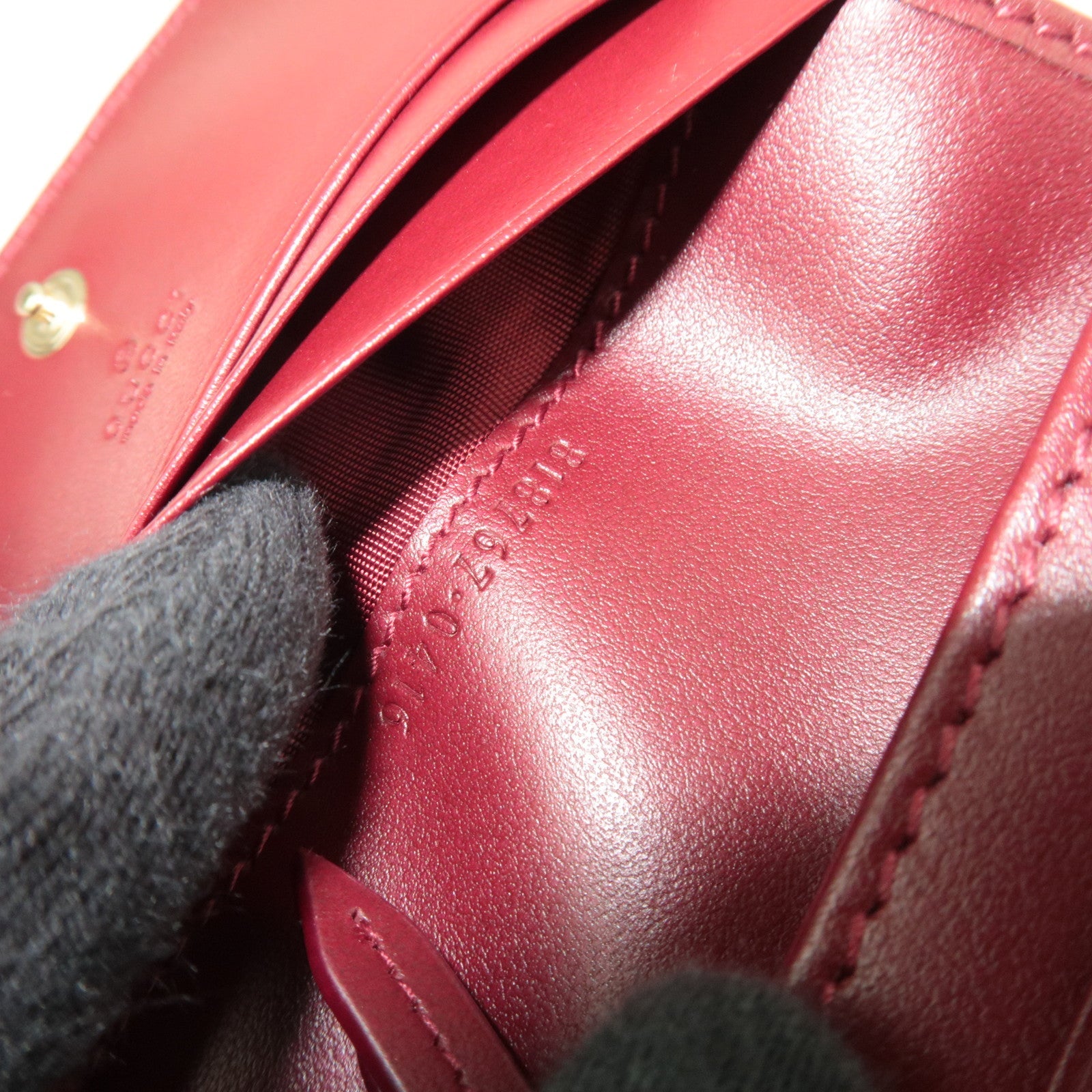 GUCCI Owl Detail Bifold Wallet GG Supreme Beige 818767 *Box, Dust bag