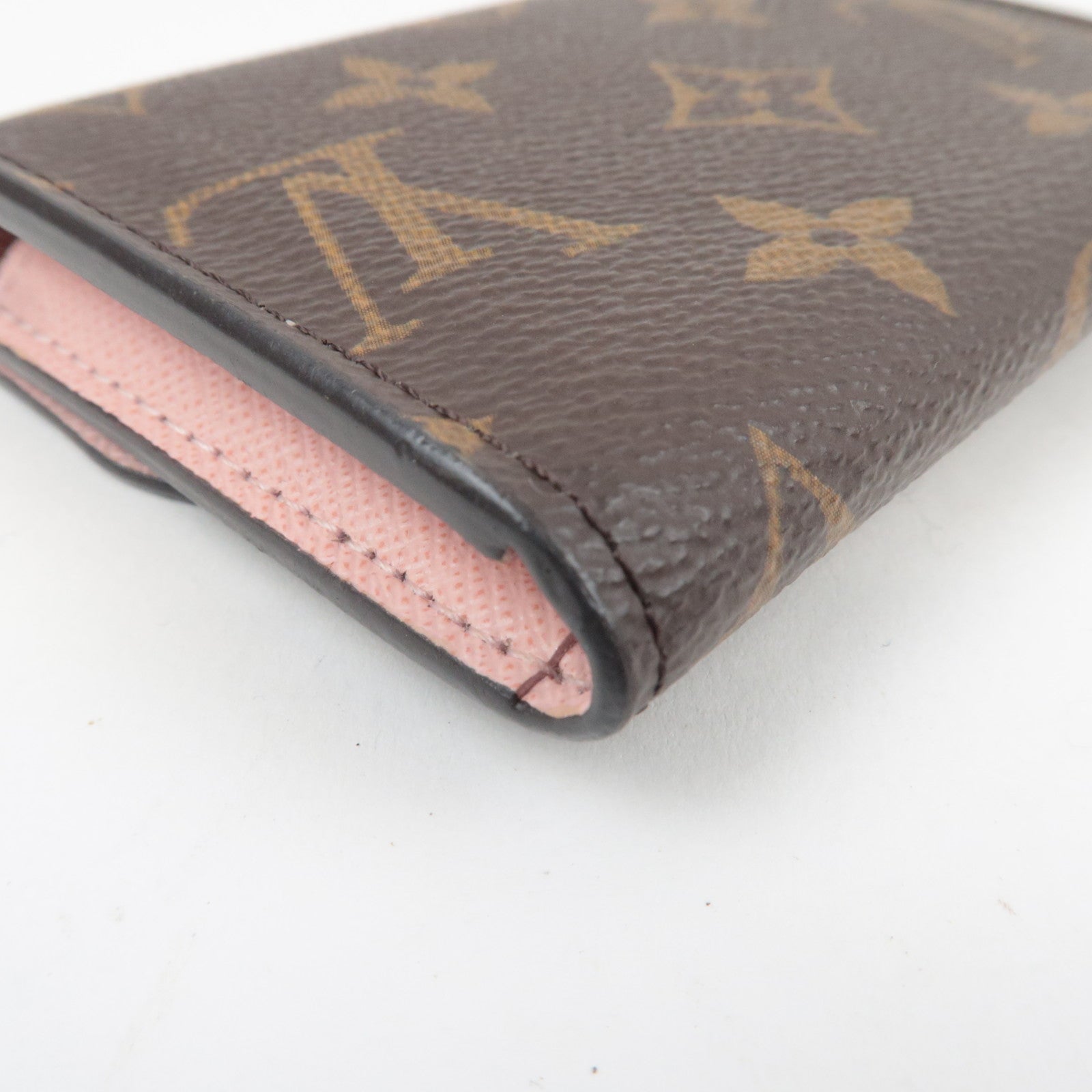 Louis Vuitton Monogram Porte Monnaie Rosalie Small Wallet Rose Ballerine M62361 UB3200