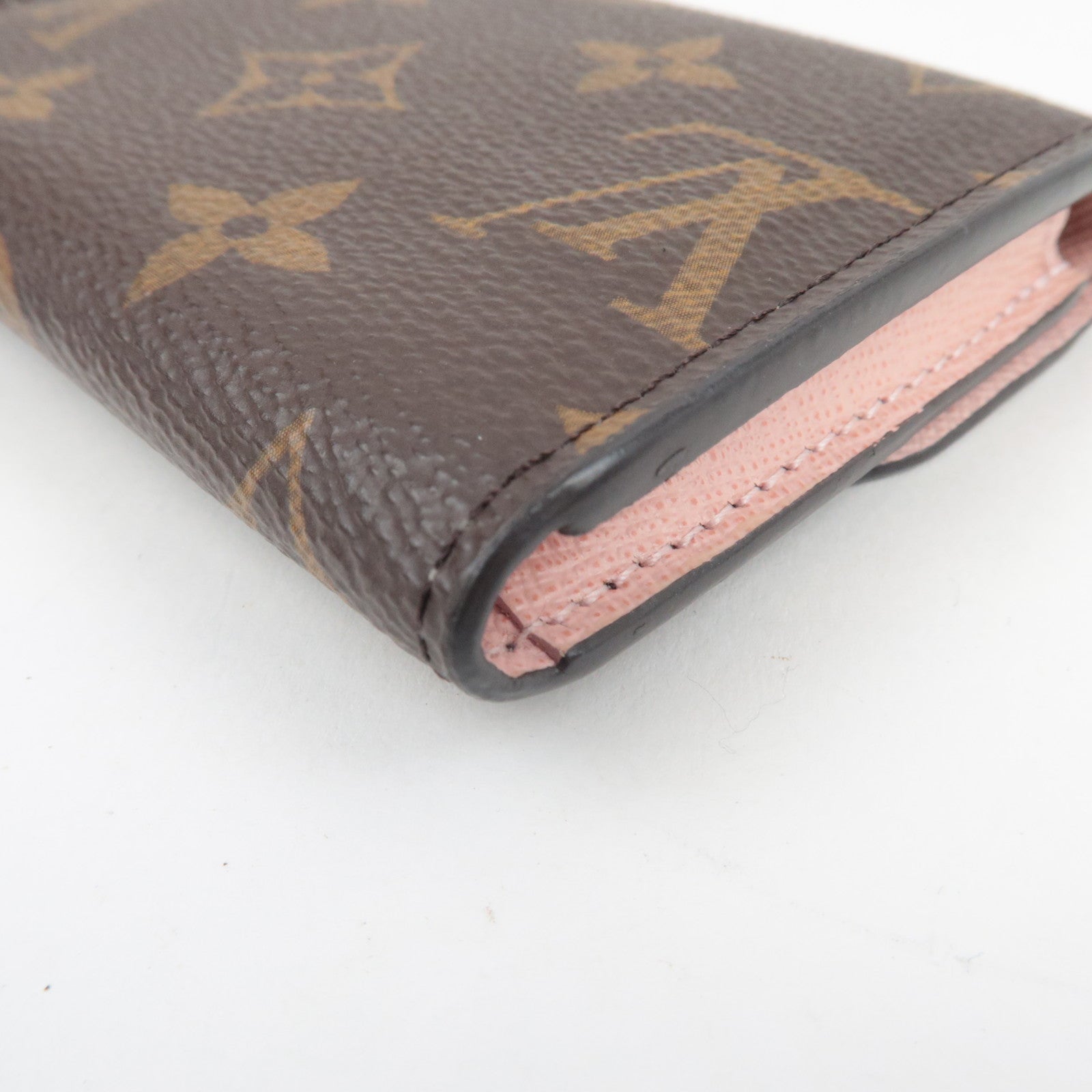 Louis Vuitton Monogram Porte Monnaie Rosalie Small Wallet Rose Ballerine M62361 UB3200