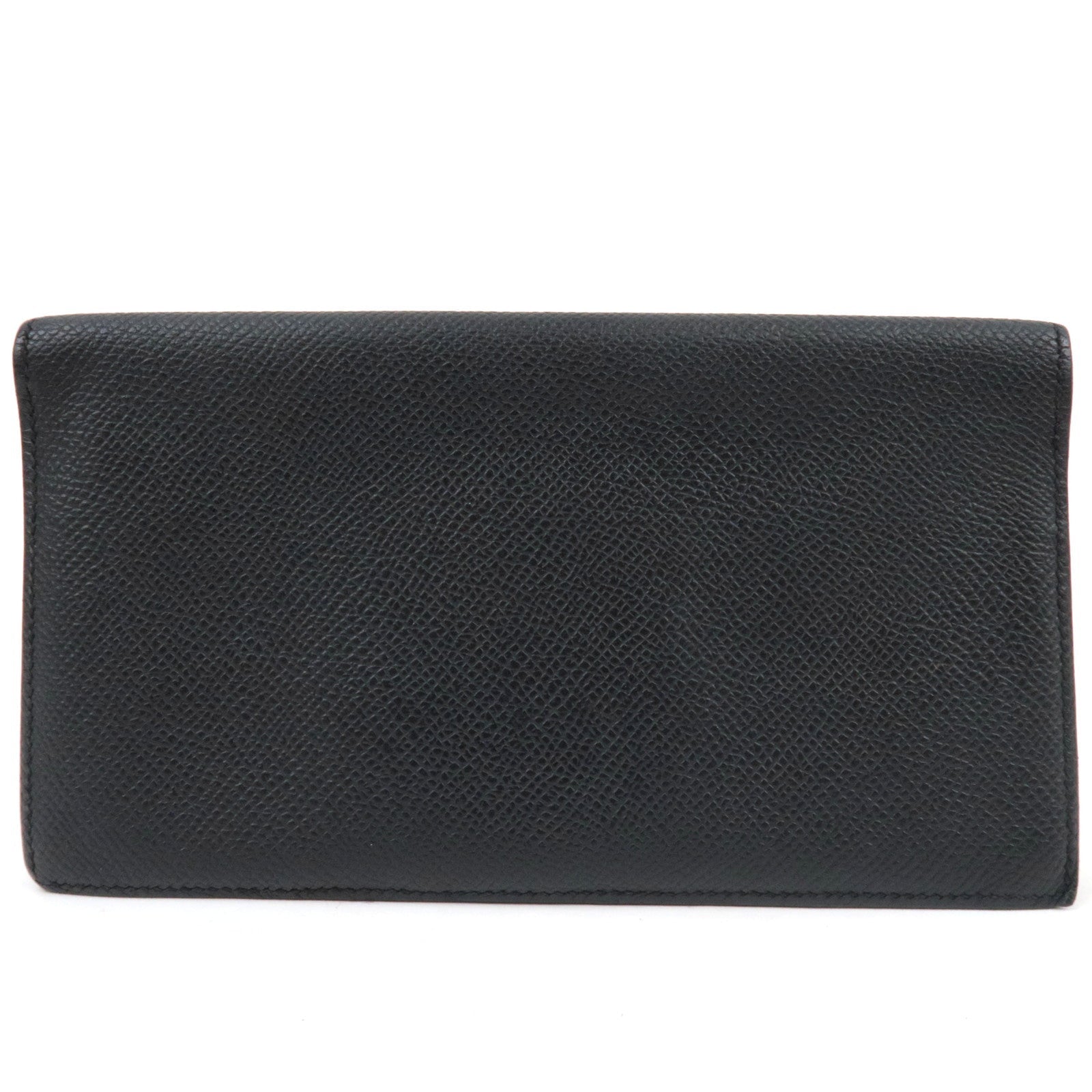 HERMES MC2 Fleming Long Wallet B Stamp (2023) Veau Epsom Black