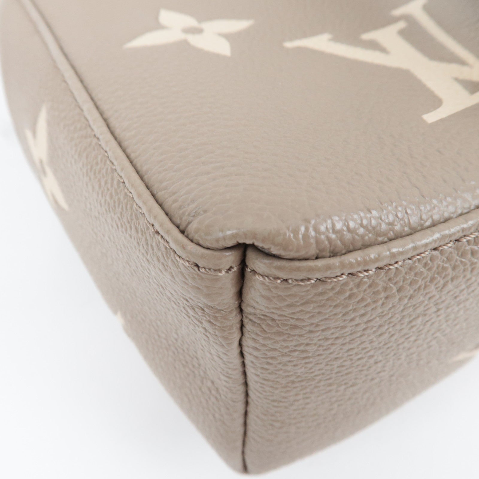 Louis Vuitton Bicolor Monogram Empreinte Tiny Backpack Tourterelle M80738 RFID *Box, Dust bag, Strap