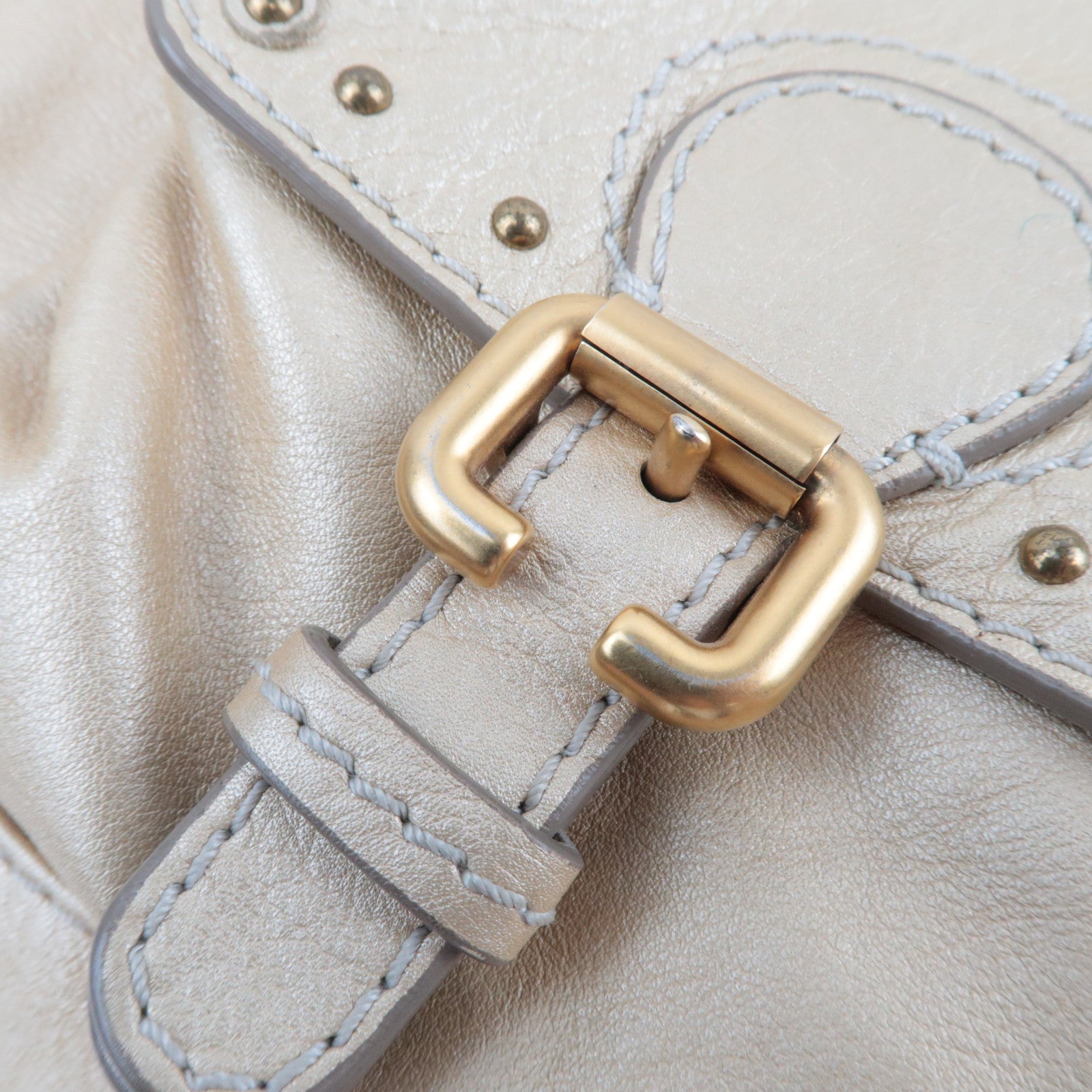 Chloe Paddington Handbag Leather Champagne Gold *Key Lock