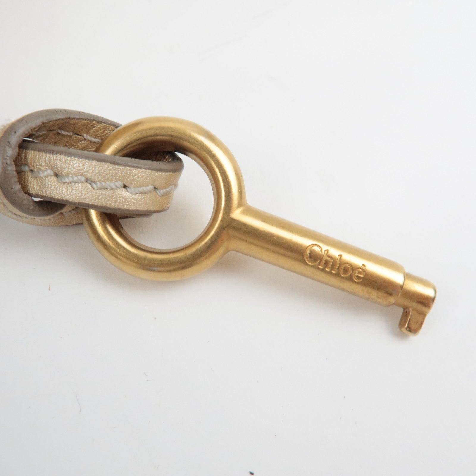 Chloe Paddington Handbag Leather Champagne Gold *Key Lock
