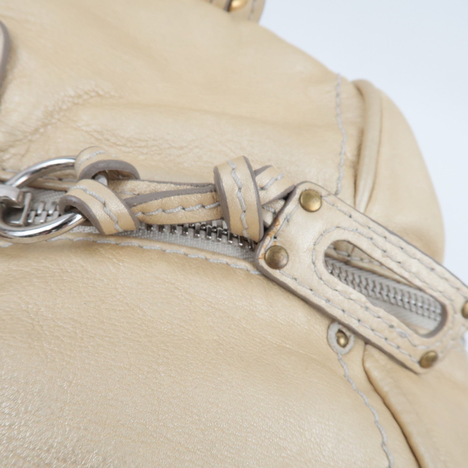 Chloe Paddington Handbag Leather Champagne Gold *Key Lock