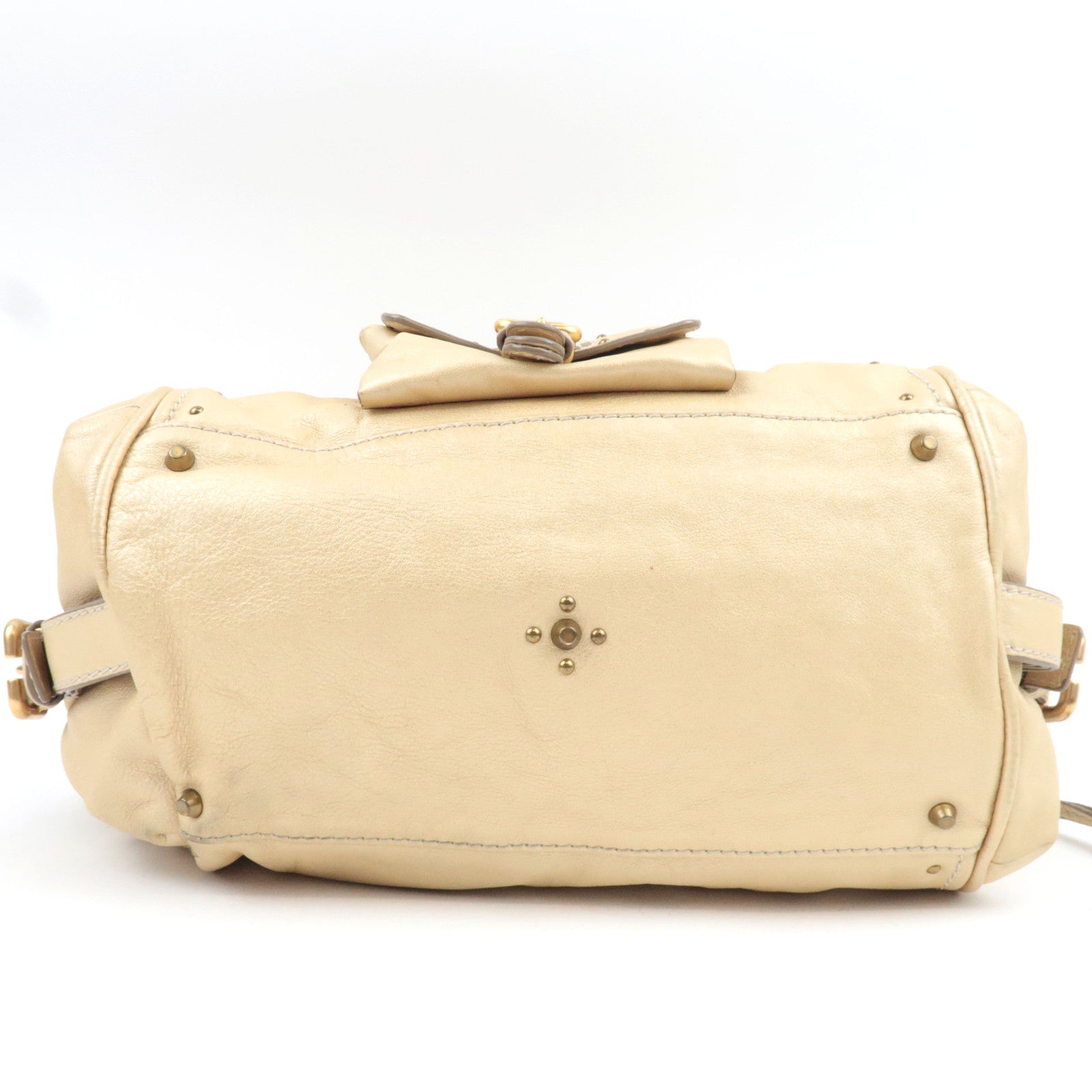 Chloe Paddington Handbag Leather Champagne Gold *Key Lock