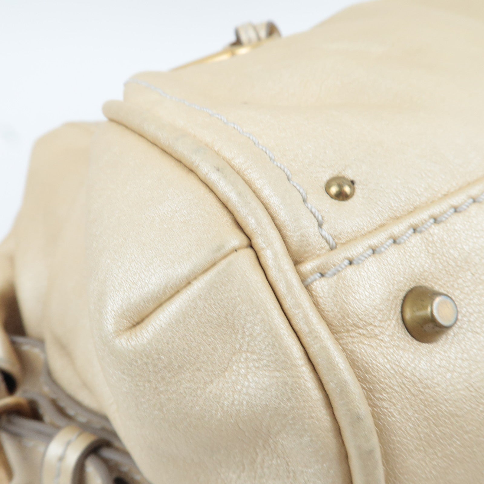 Chloe Paddington Handbag Leather Champagne Gold *Key Lock