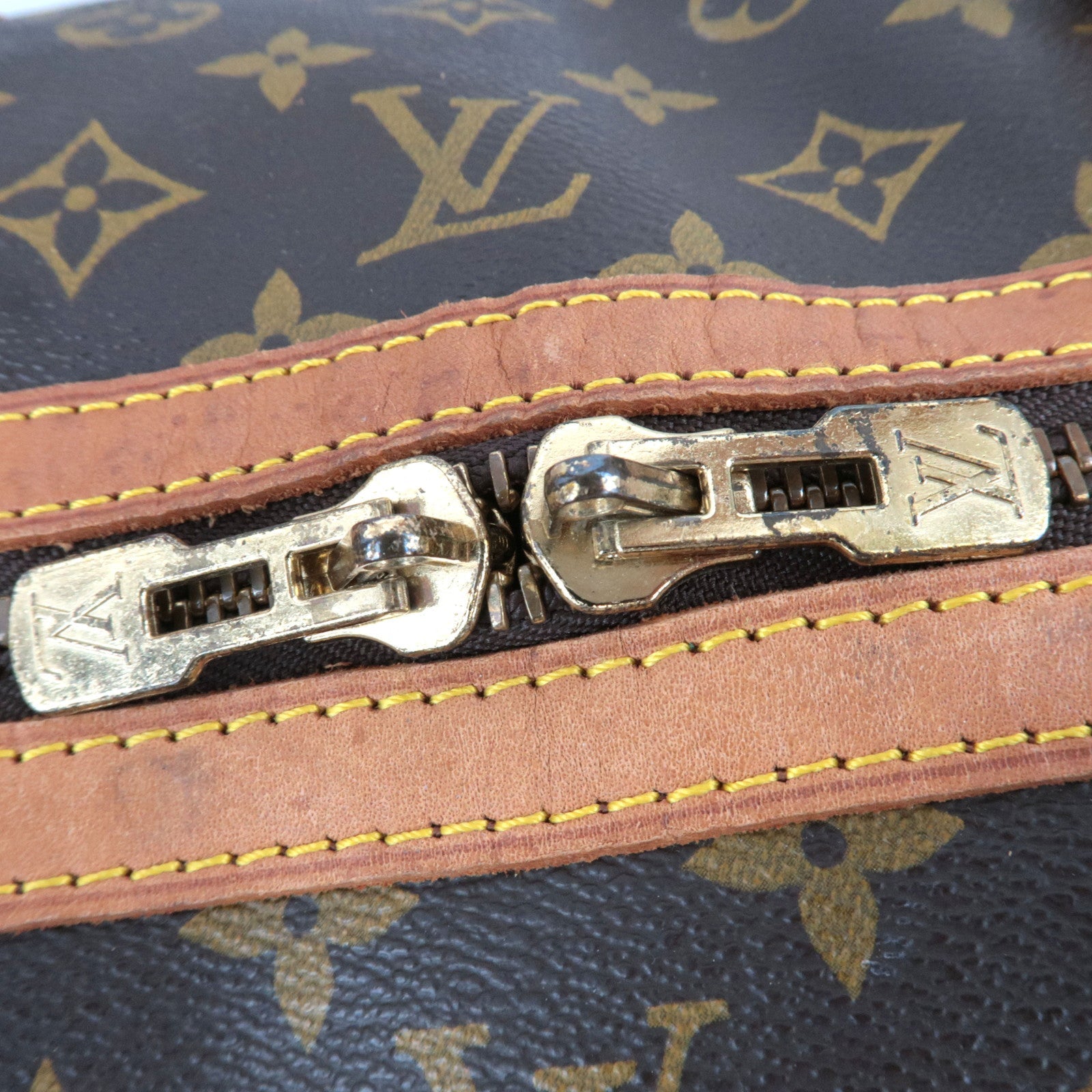 Louis Vuitton Monogram Sac Souple 55 Travel Bag M41622 81VI *Name tag, Poignet