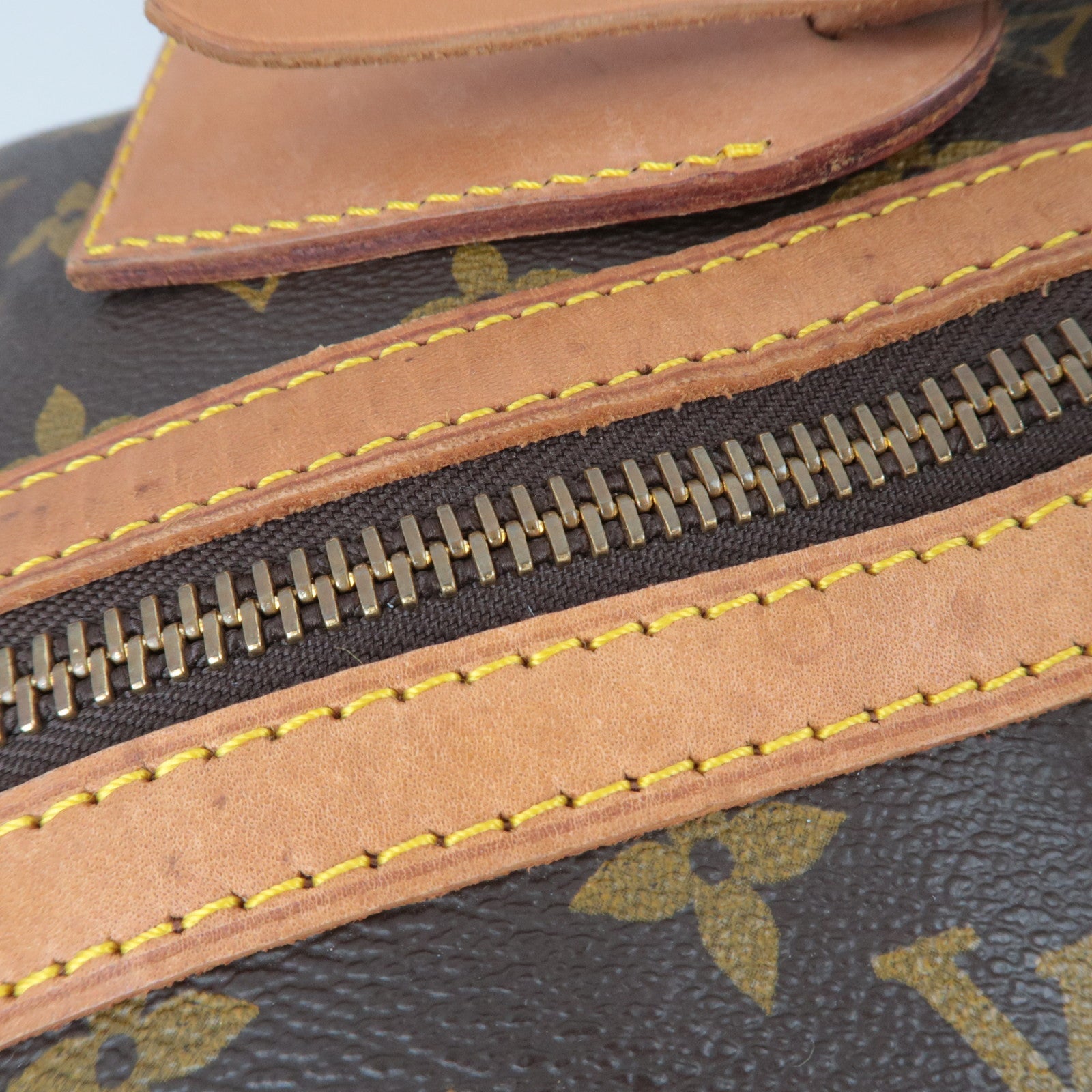 Louis Vuitton Monogram Sac Souple 55 Travel Bag M41622 81VI *Name tag, Poignet