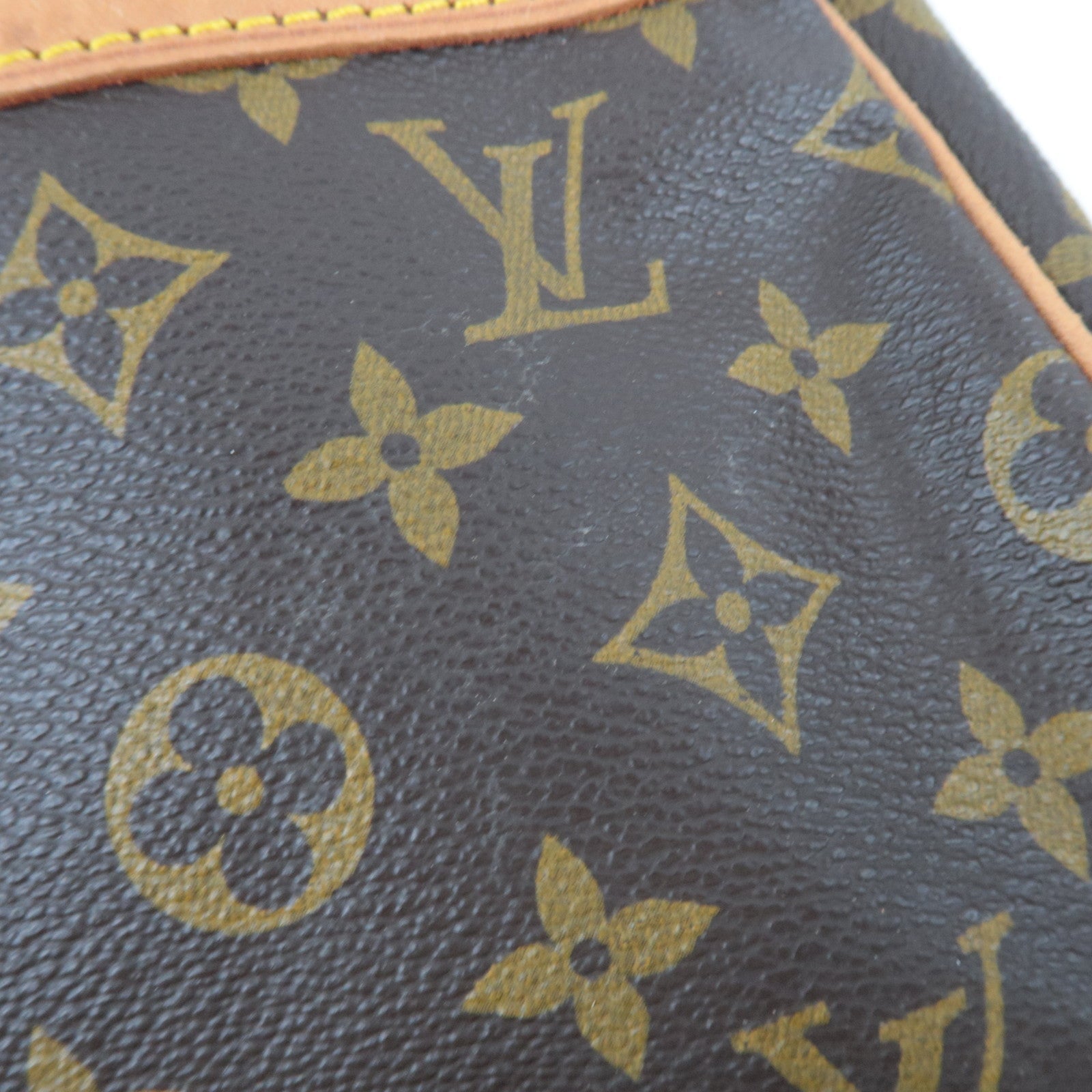 Louis Vuitton Monogram Sac Souple 55 Travel Bag M41622 81VI *Name tag, Poignet