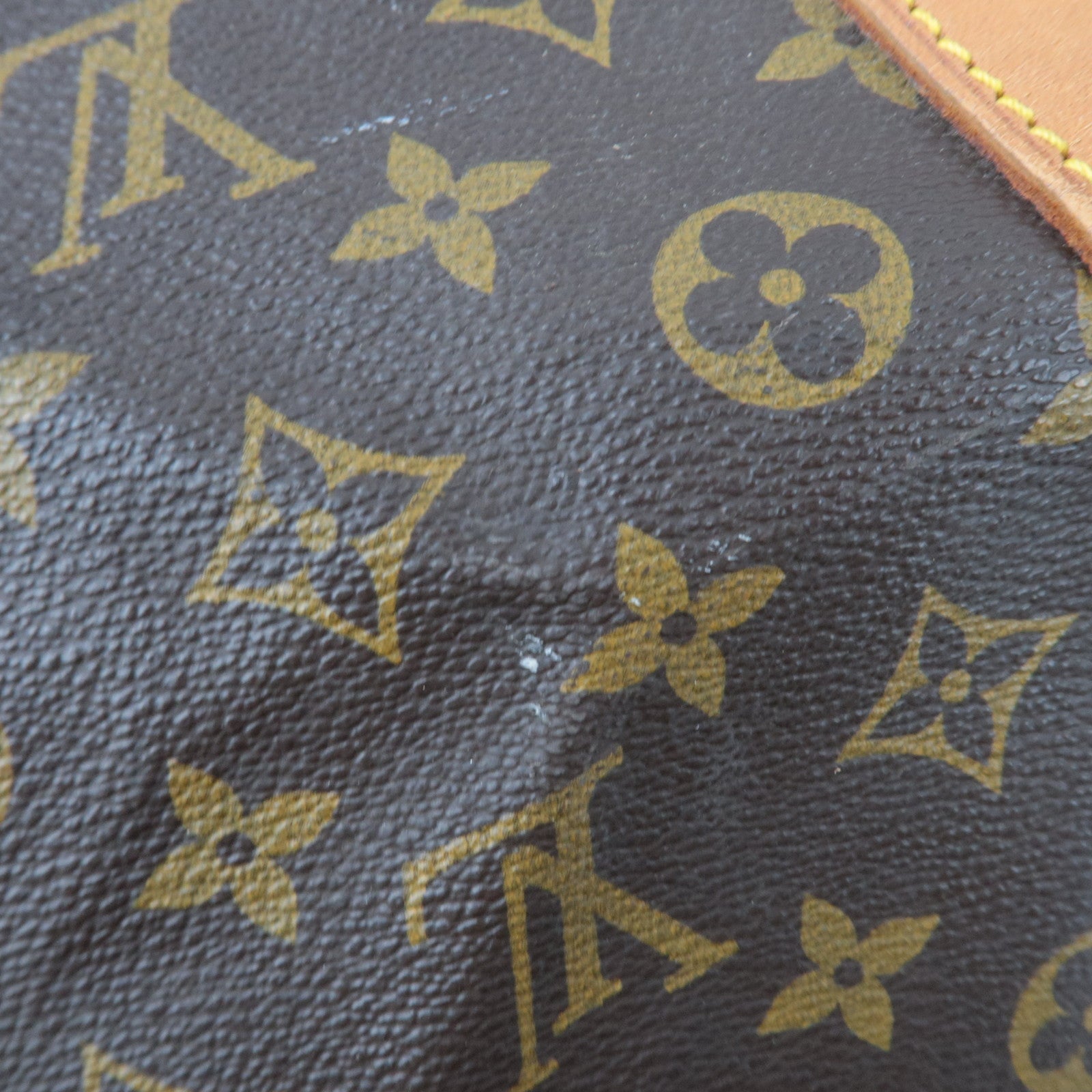 Louis Vuitton Monogram Sac Souple 55 Travel Bag M41622 81VI *Name tag, Poignet