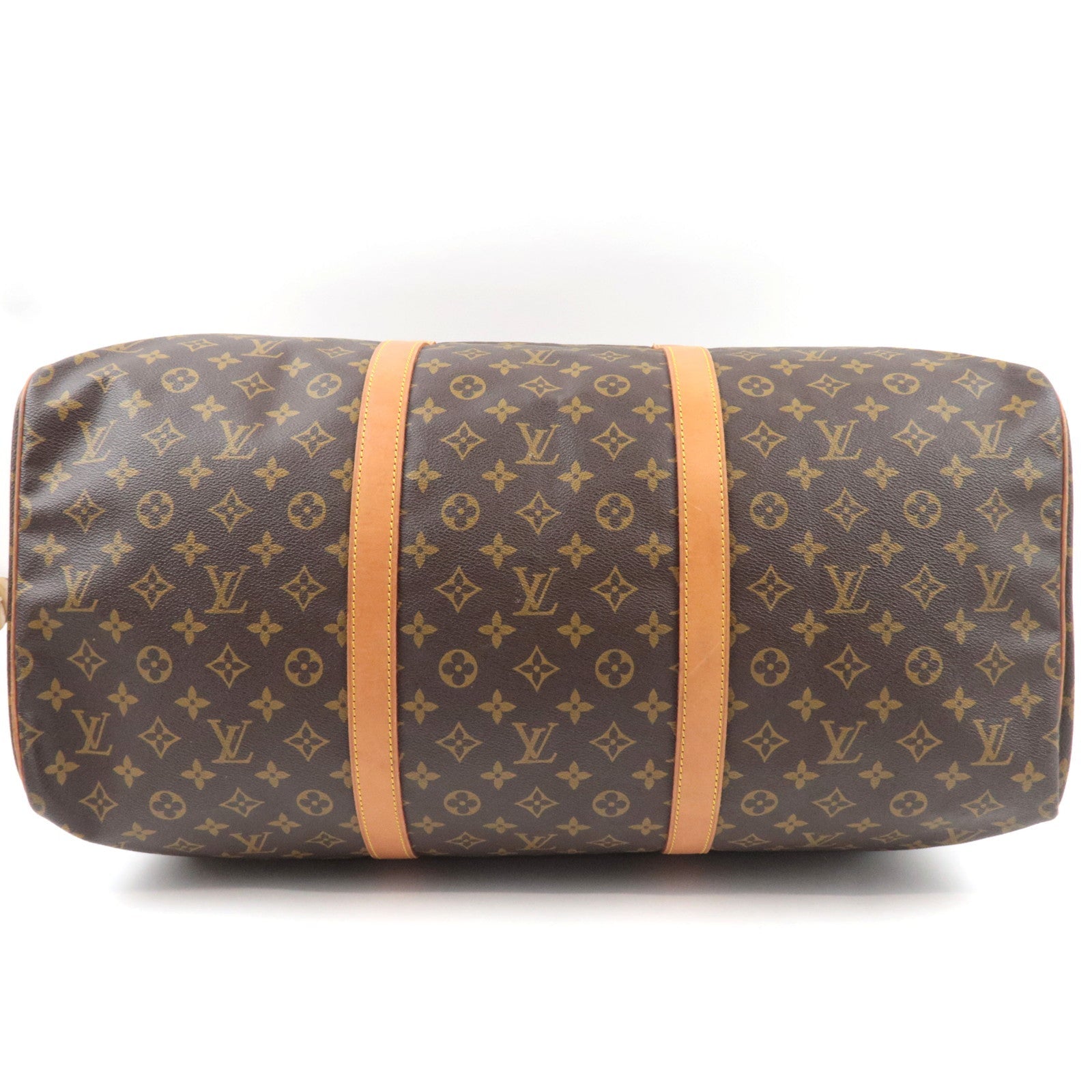 Louis Vuitton Monogram Sac Souple 55 Travel Bag M41622 81VI *Name tag, Poignet