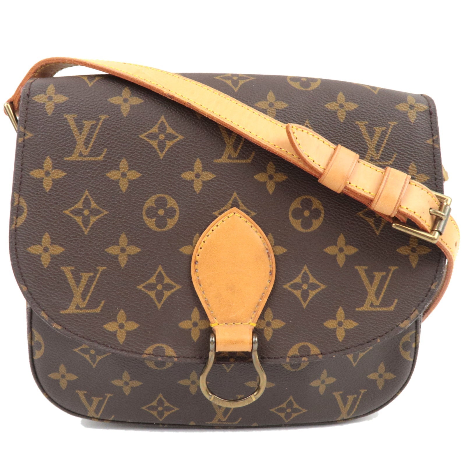 Louis Vuitton Monogram Saint Cloud GM Shoulder Bag M51242 TH0931 80418