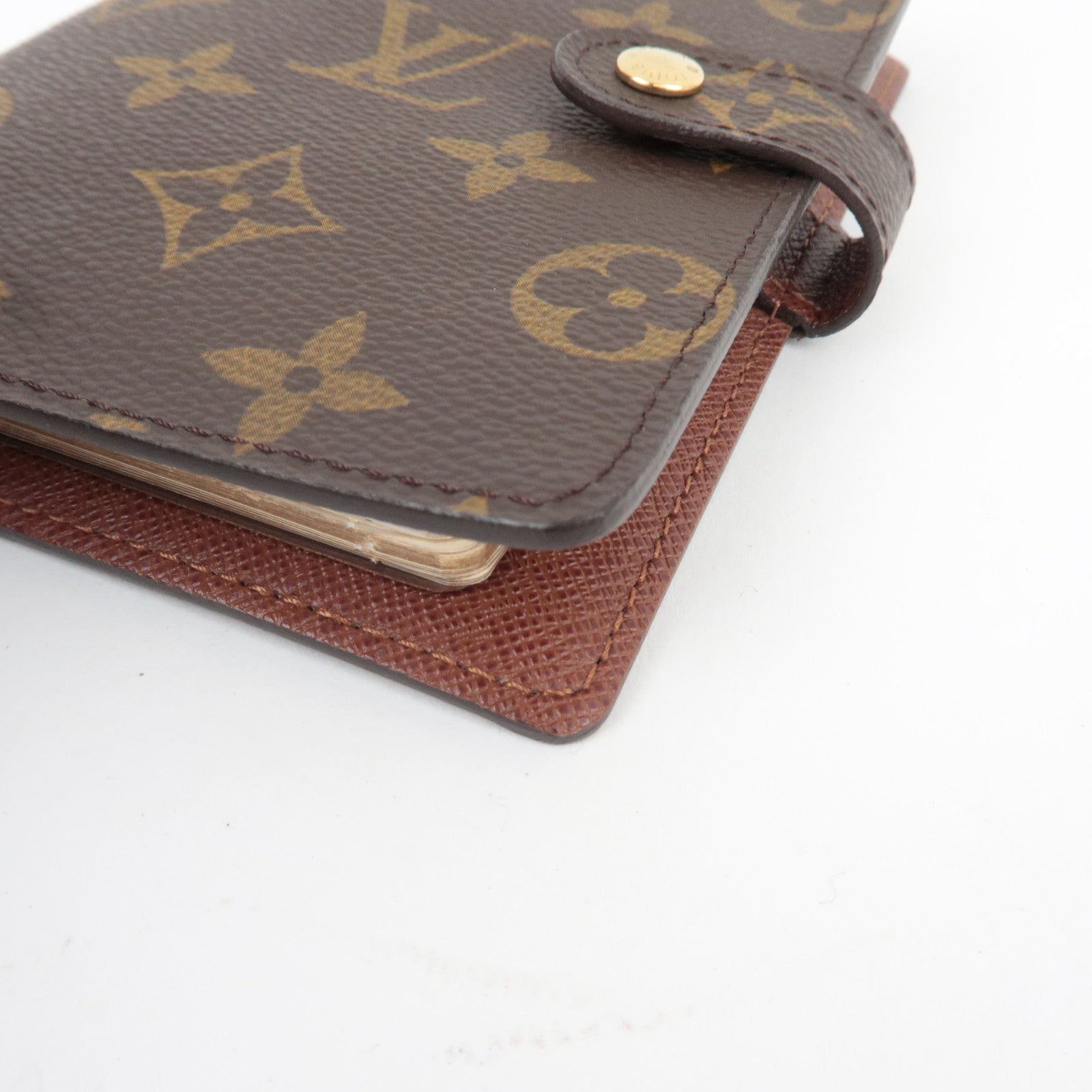 Louis Vuitton Monogram Agenda PM Planner Cover R20005 CA1024