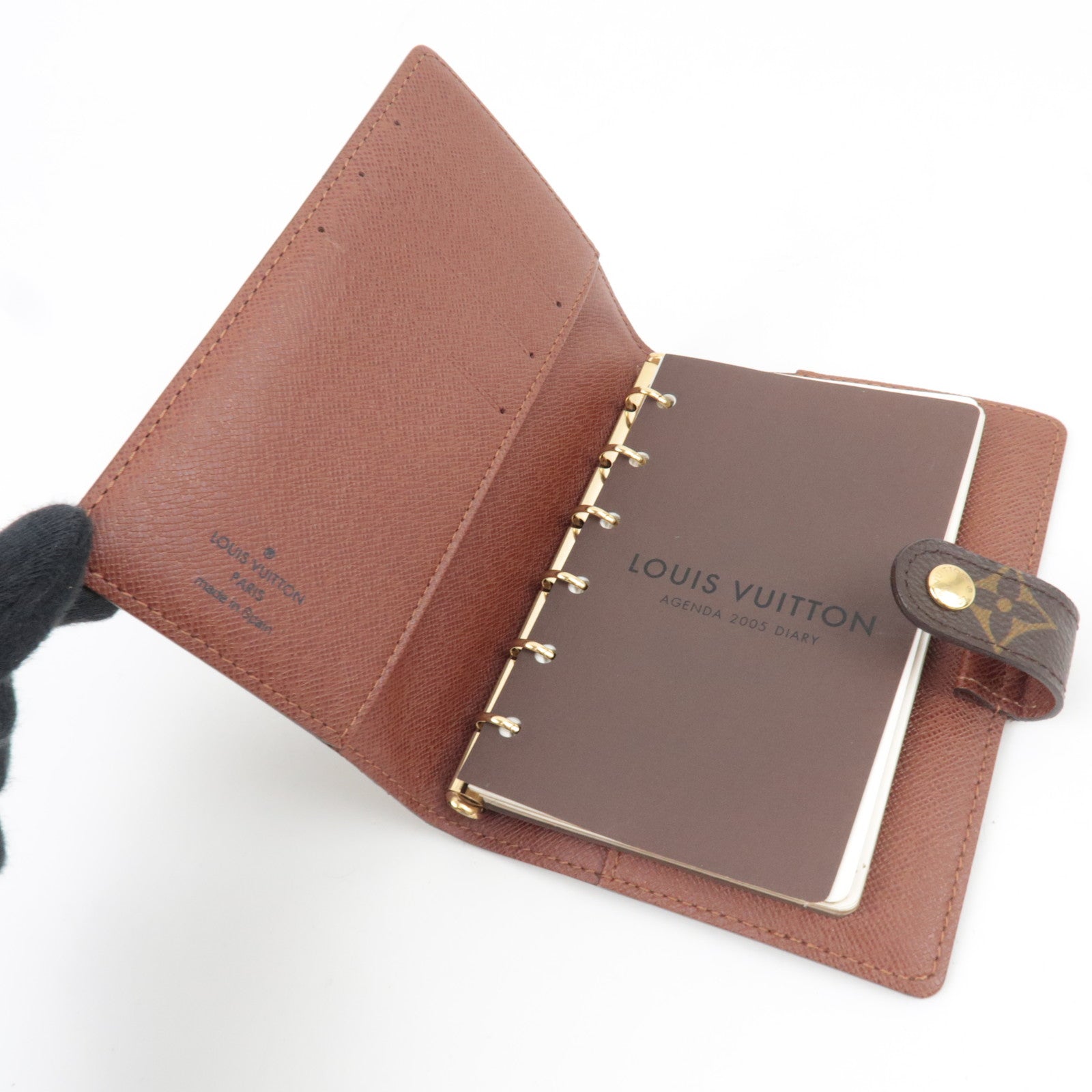 Louis Vuitton Monogram Agenda PM Planner Cover R20005 CA1024
