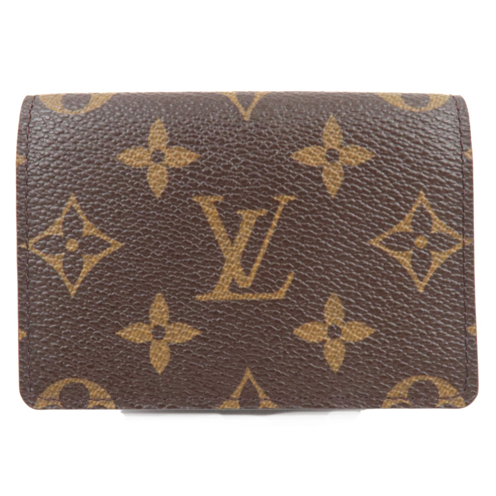 Louis Vuitton Monogram Envelope Carte De Visite Card Case M62920 CA1016 *Dust bag80438