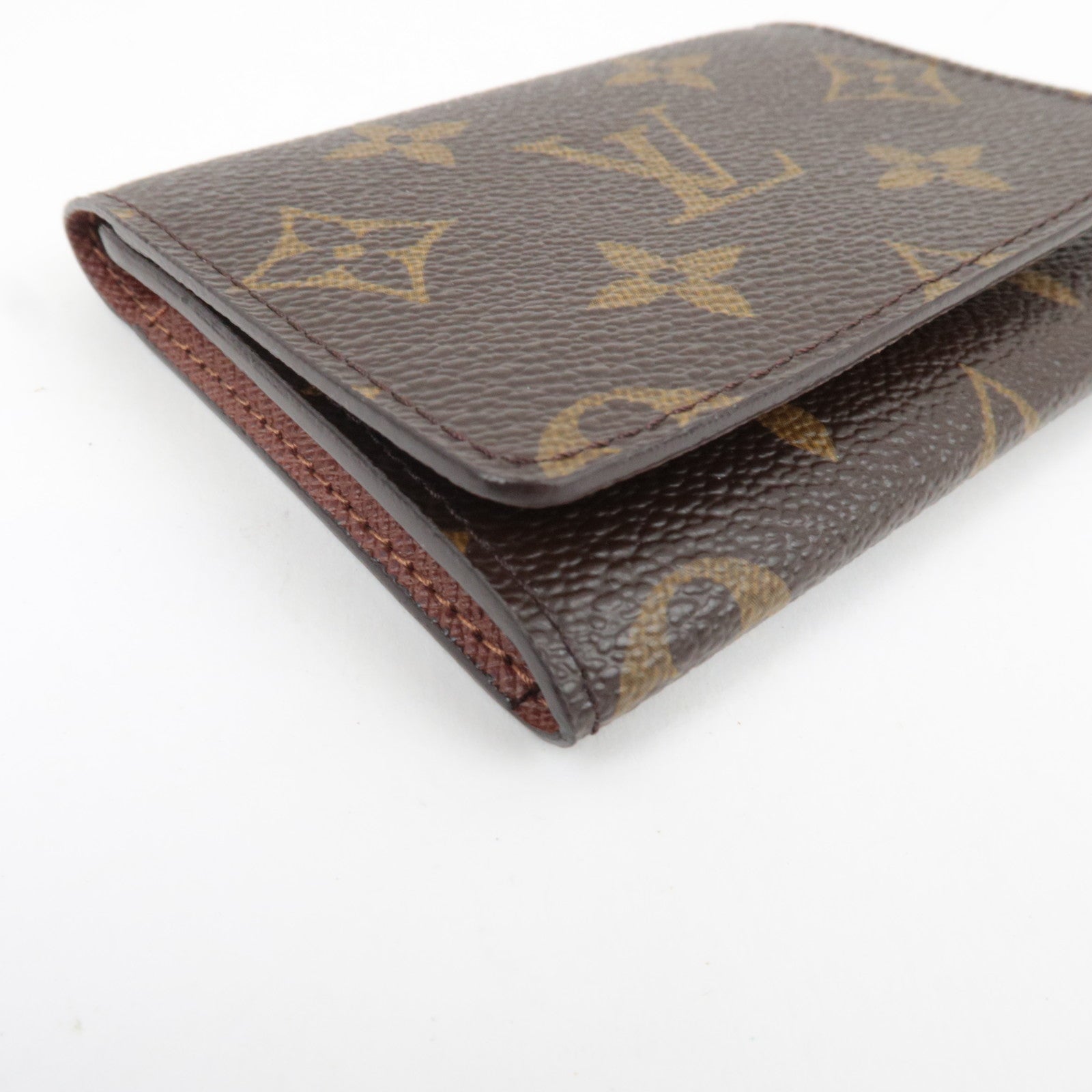 Louis Vuitton Monogram Envelope Carte De Visite Card Case M62920 CA1016 *Dust bag