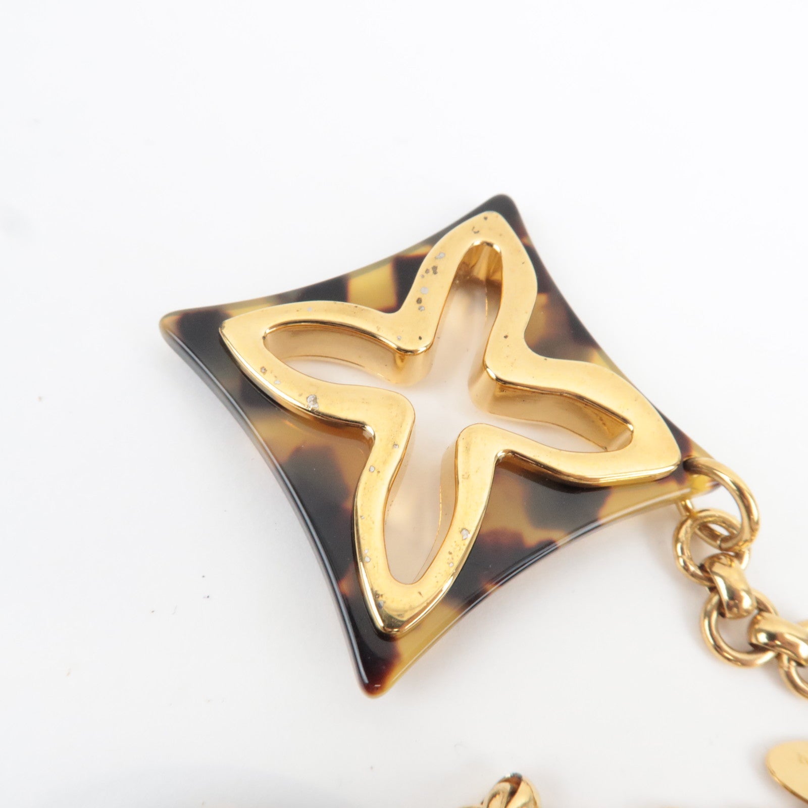 Louis Vuitton Bijoux Sac Insolence Bag Charm Metal Gold Brown M65087 DR0193