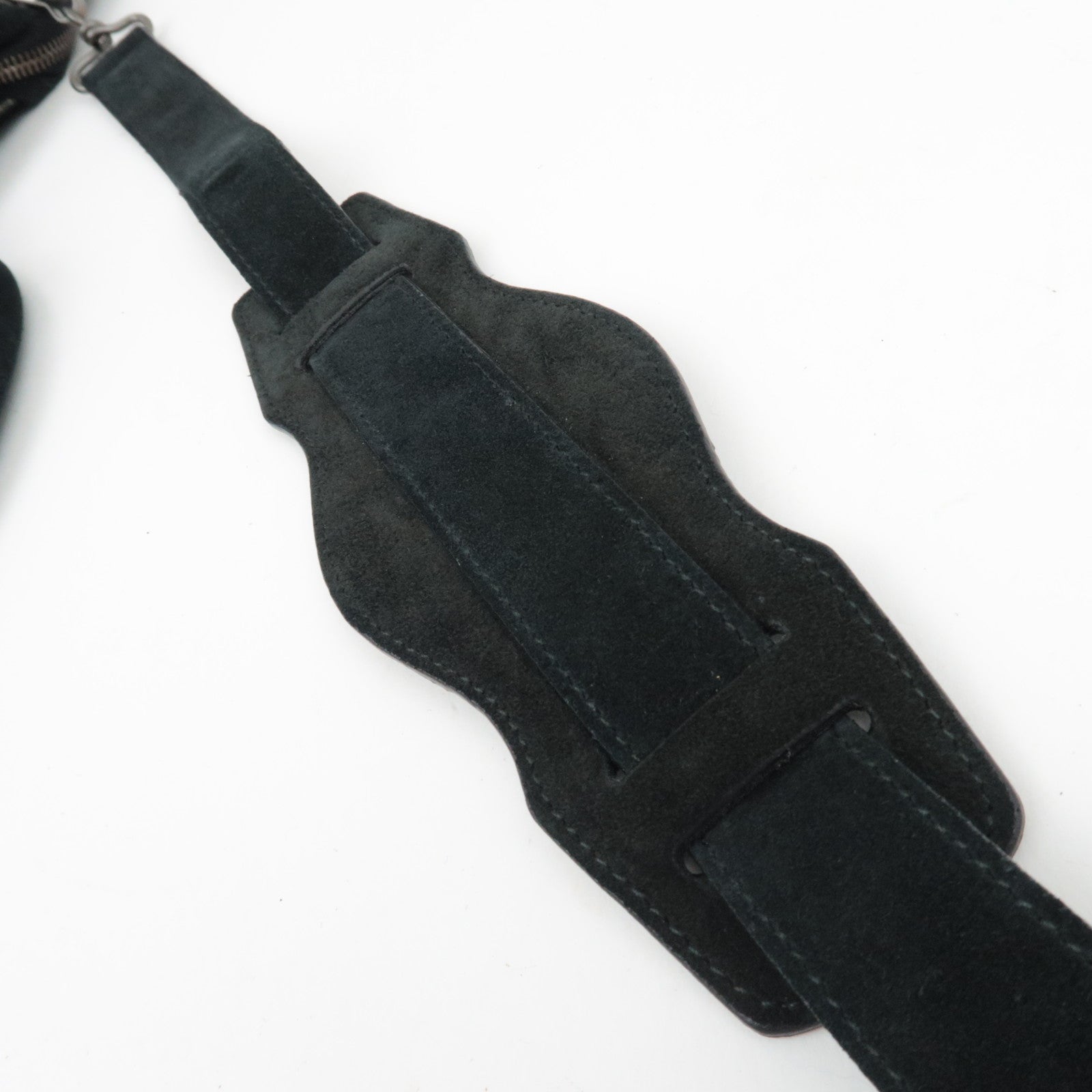 BALENCIAGA The City 2Way Handbag Suede Black 115748 *Dust bag, Strap ※Mirror missing