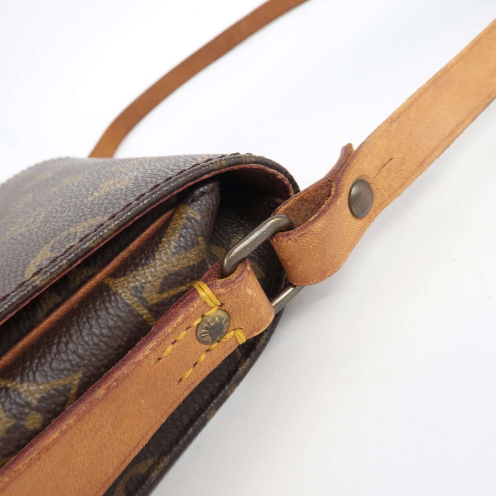 Louis Vuitton Monogram Mini Cartouchiere Shoulder Bag M51254 852