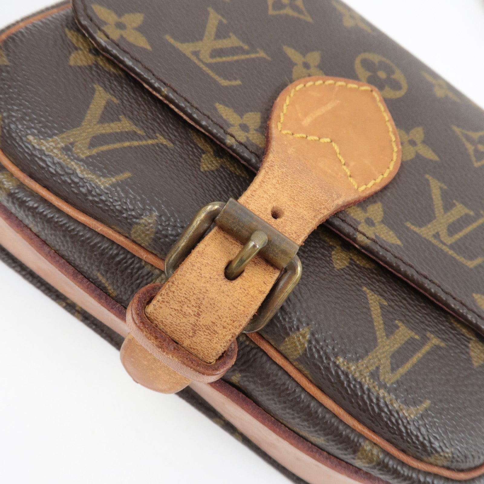 Louis Vuitton Monogram Mini Cartouchiere Shoulder Bag M51254 852