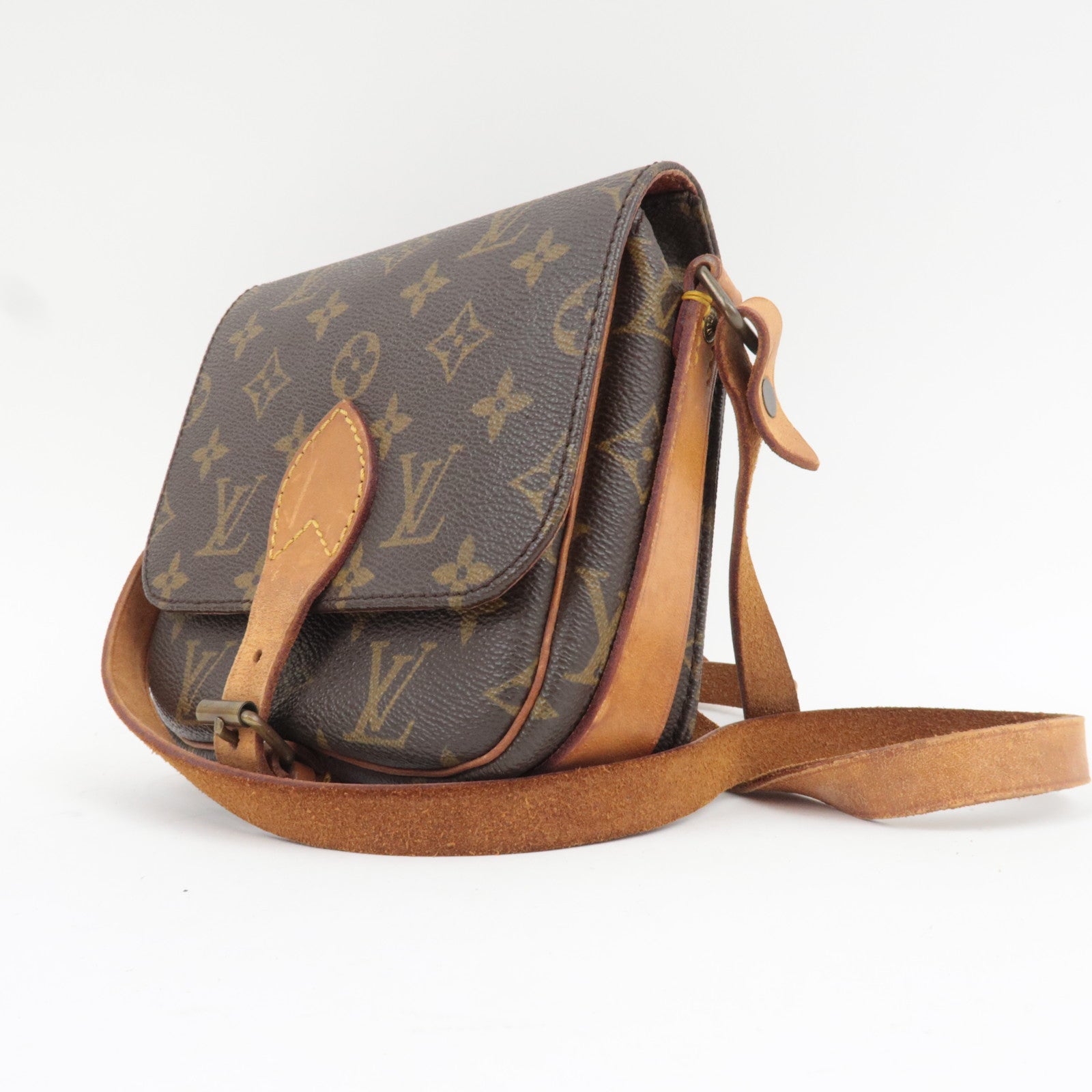 Louis Vuitton Monogram Mini Cartouchiere Shoulder Bag M51254 852
