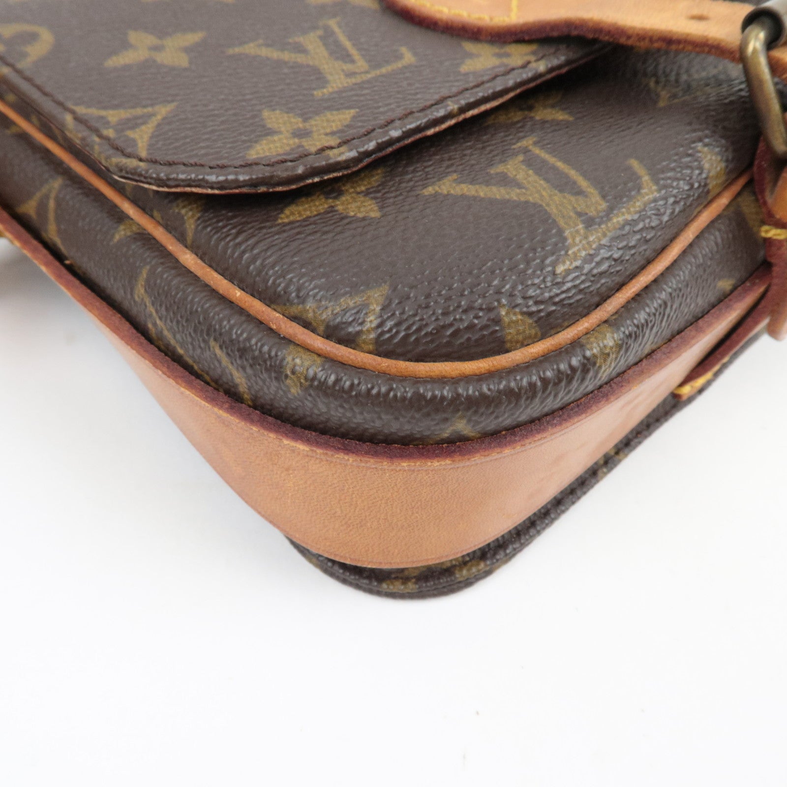 Louis Vuitton Monogram Mini Cartouchiere Shoulder Bag M51254 852